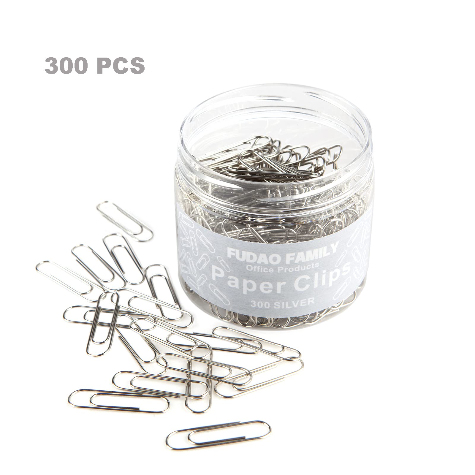 Small Silver Paper Clips 1.1 Inch - 300 Count Bulk Office Supplies for Organizing Documents, Notes & Files - Perfect for School, Office & Home Use