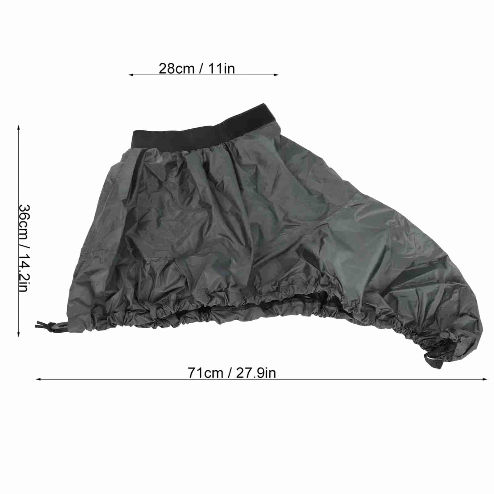Zerone Universal Adjustable Nylon Kayak Spray Skirt - Waterproof Kayak Spray Cover for Canoeing & Water Sports - Perfect for Whitewater Rafting, Sea Kayaking and Outdoor Adventures