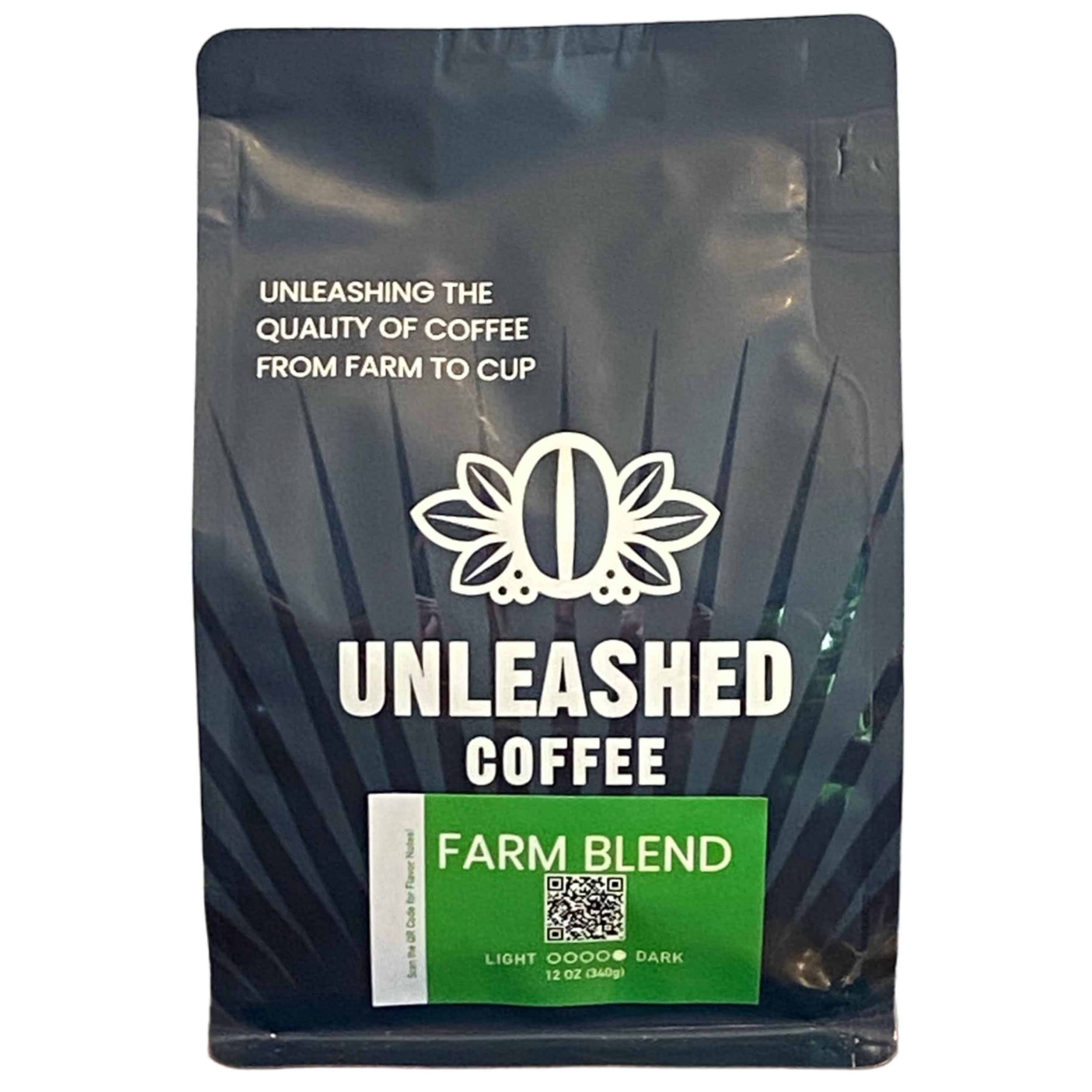 Premium Dark Roast Whole Bean Coffee | 100% Arabica Brazilian Coffee Beans | Direct Trade Farm Fresh Gourmet Coffee | 12 oz Bag | Perfect for Home Brewing, Office & Gifting