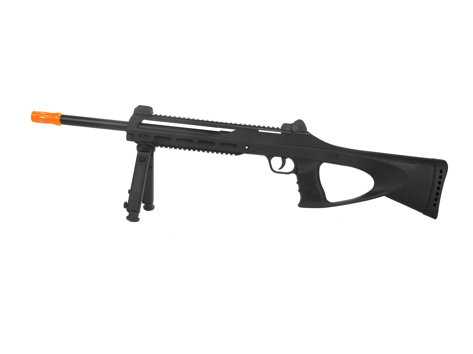 ASG TAC6 Black 6mm Airsoft CO2 Non-Blowback Rifle - High Performance Airsoft Gun for Outdoor Shooting & Tactical Training