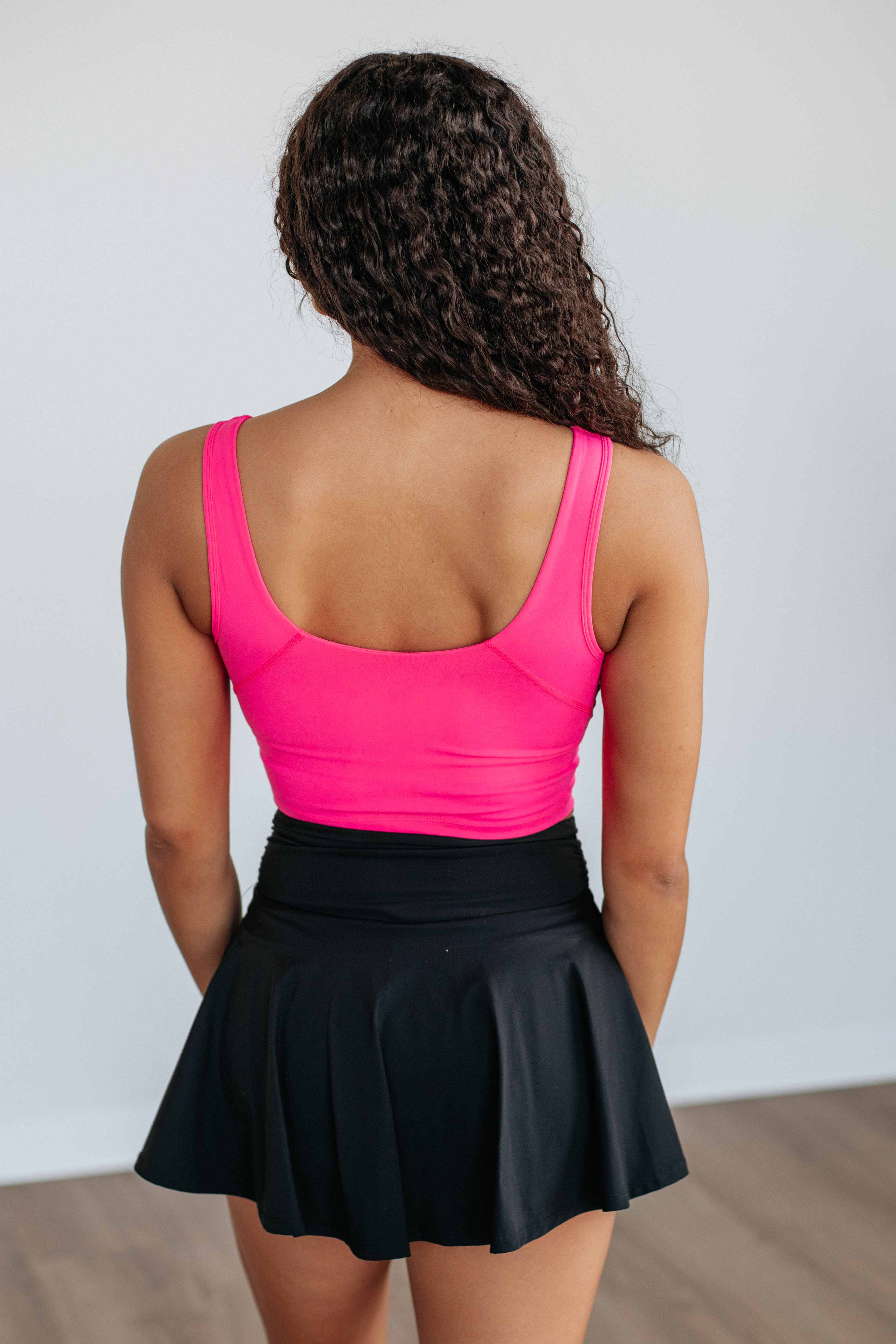 Iggy Active Skirt for Women - Black High Waist Yoga Skirt with Pockets - Perfect for Running, Yoga, and Workout