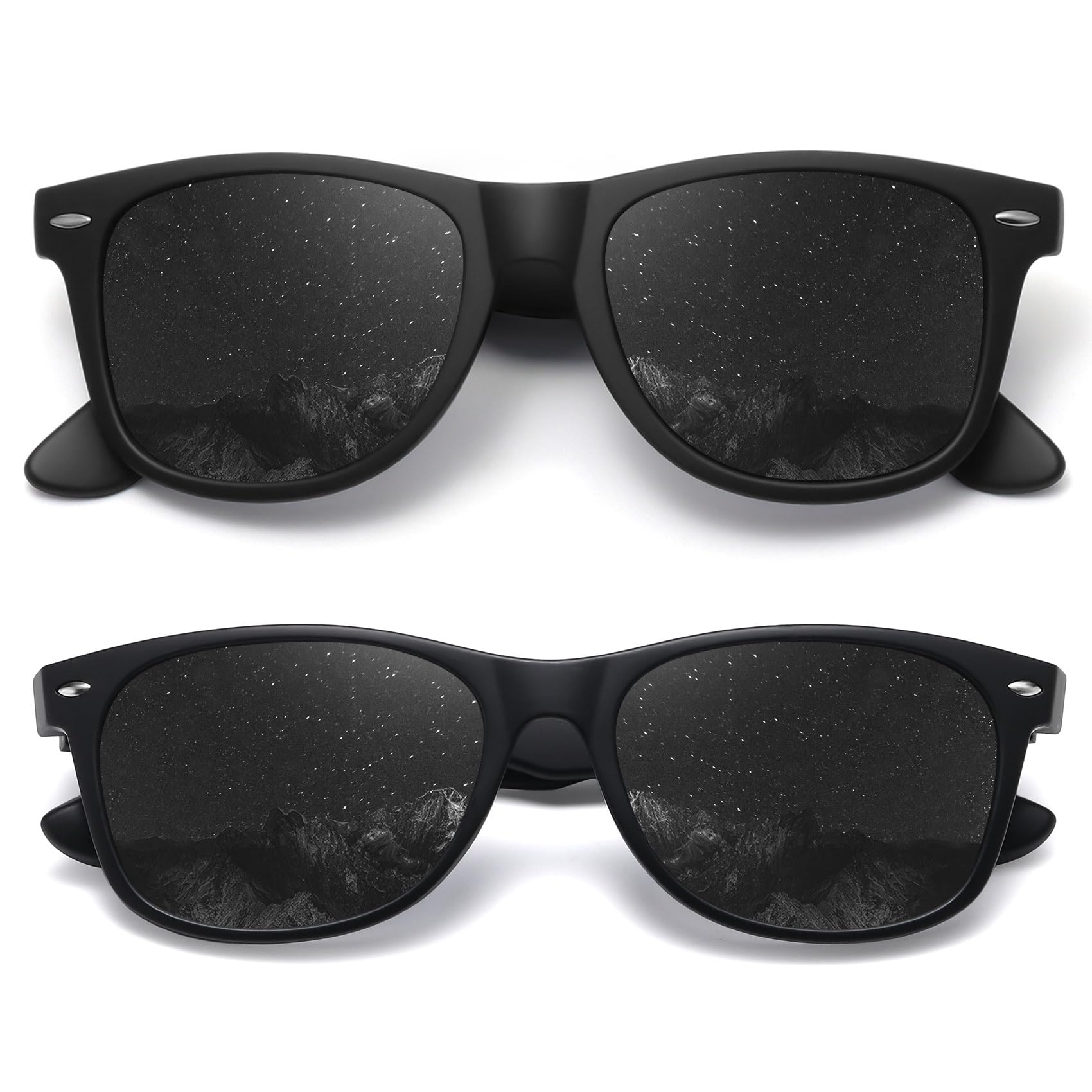 MEETSUN Polarized Sunglasses for Men & Women - Classic Retro UV400 Protection Driving Shades - Perfect for Outdoor Activities, Beach, Cycling & Road Trips