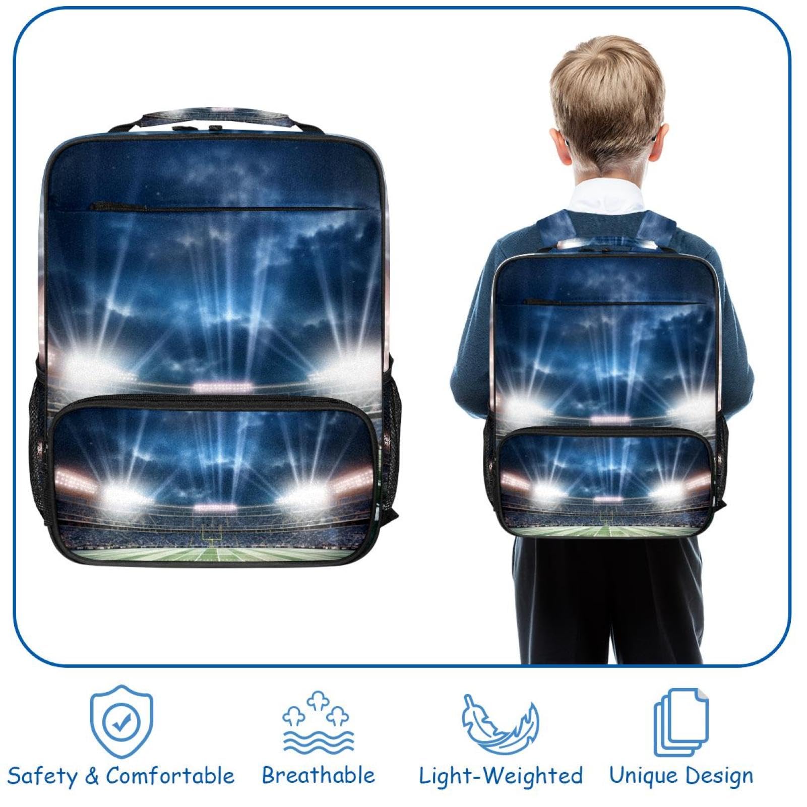 Men's & Women's Travel Backpack - Durable & Stylish for American Football & Soccer Games | Perfect for Stadium Outings, College Campuses & Outdoor Adventures