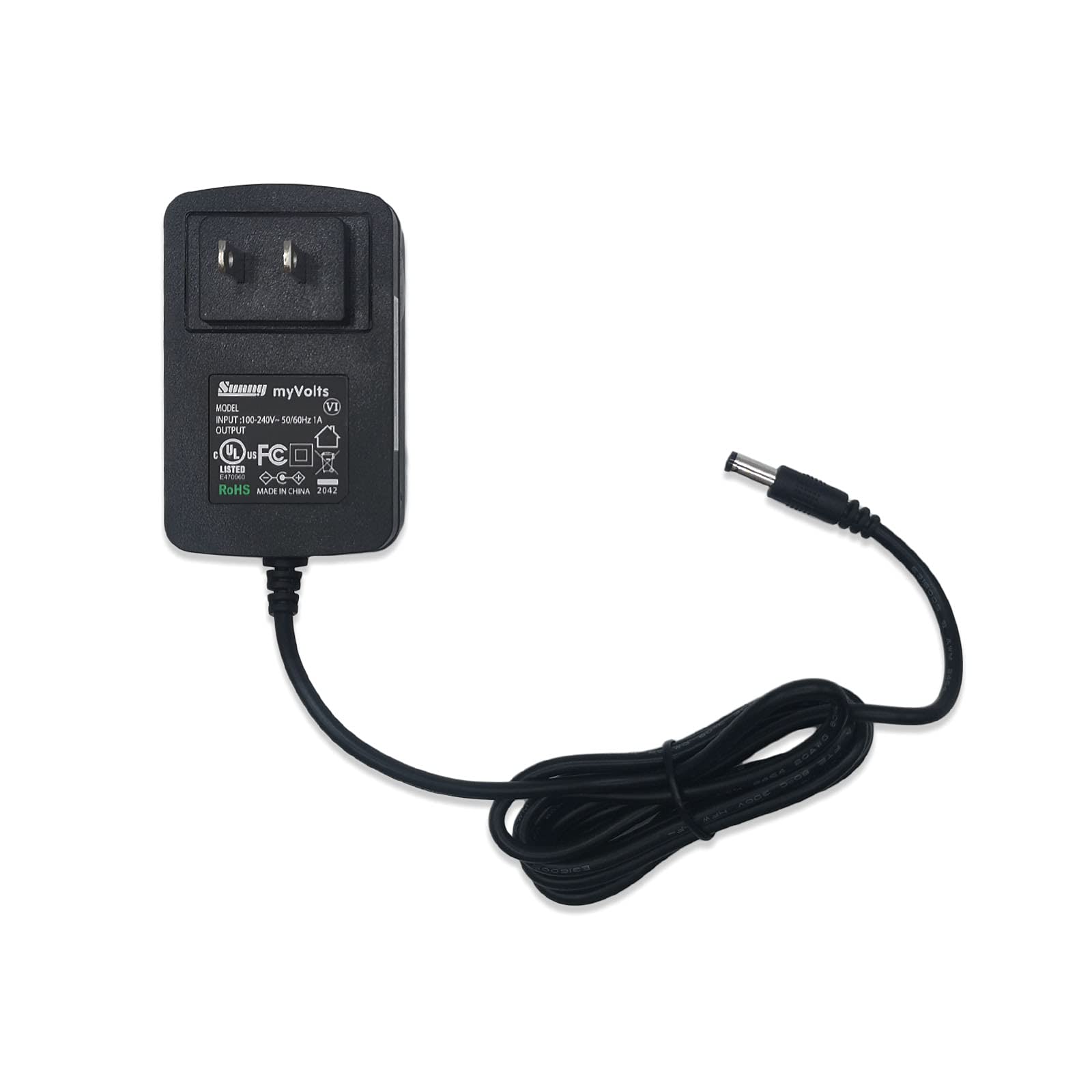 MyVolts 12V AC/DC Power Adapter Replacement for Roberts Stream 93i DAB WiFi Radio - US Plug - Perfect for Home, Office & Travel Use