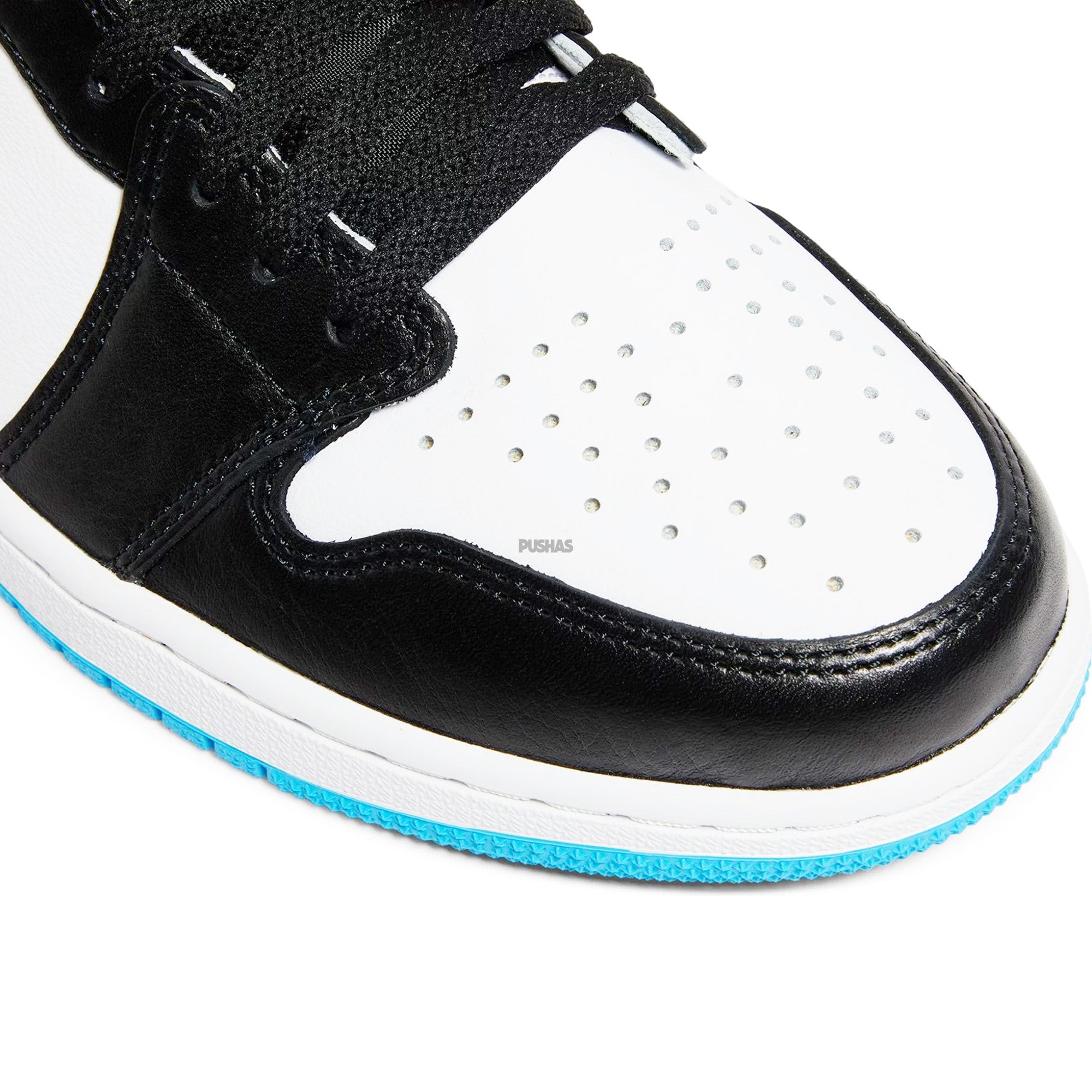 Air Jordan 1 Retro Low OG 'Black Dark Powder Blue' Sneakers (2022) - Men's Basketball Shoes for Casual Wear & Street Style Fashion