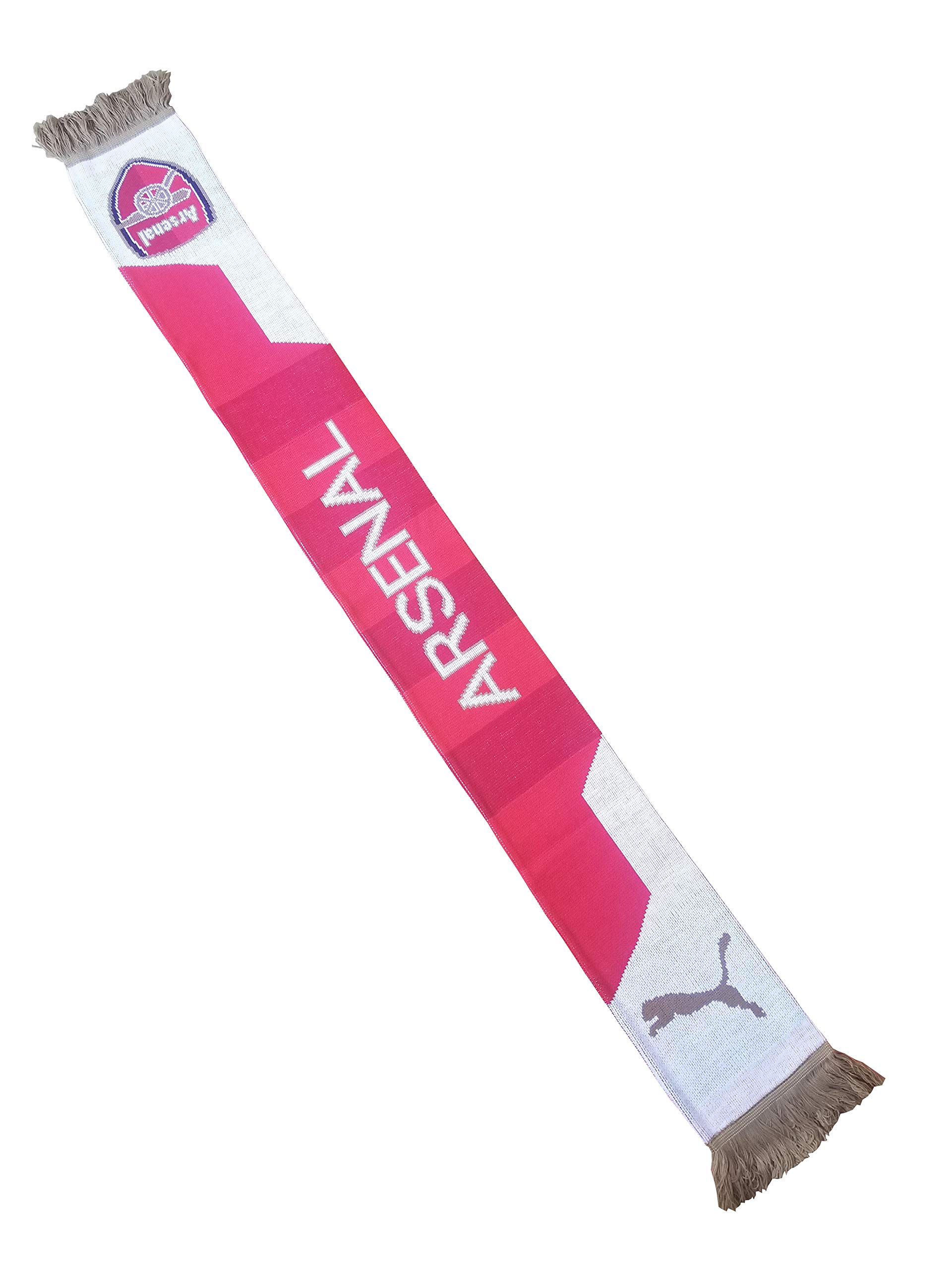 Puma Arsenal Fan Scarf - Official Football Team Scarf for Men & Women - Perfect for Games, Cold Weather & Fan Support