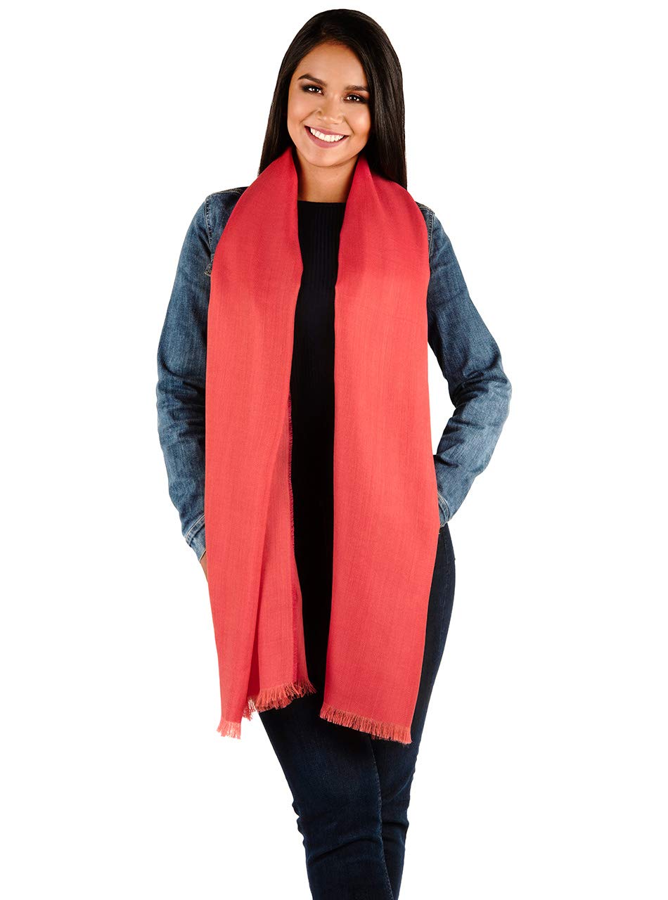 Luxury Women's Oversized Baby Alpaca & Silk Scarf Shawl - Ultra Soft 70% Alpaca 30% Silk Blend - Perfect for Winter, Fall, Office & Travel Accessories