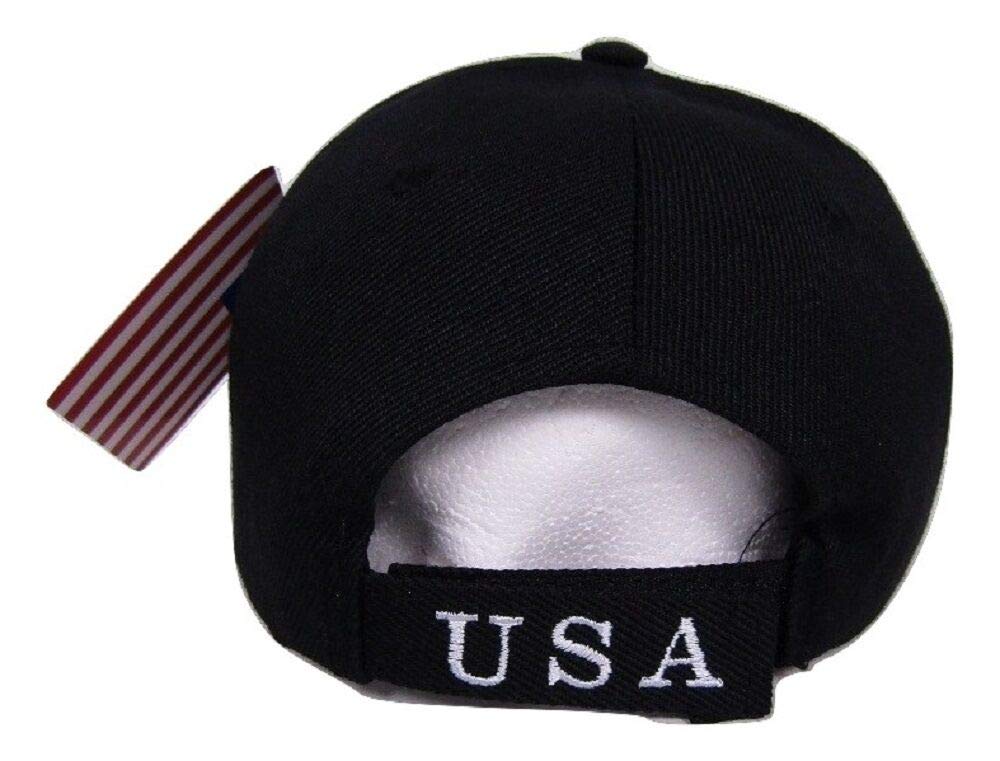 Premium Embroidered American Bald Eagle Shadow Flag Baseball Cap - Patriotic USA Hat for Men & Women - Perfect for 4th of July, Veterans Day & Outdoor Activities