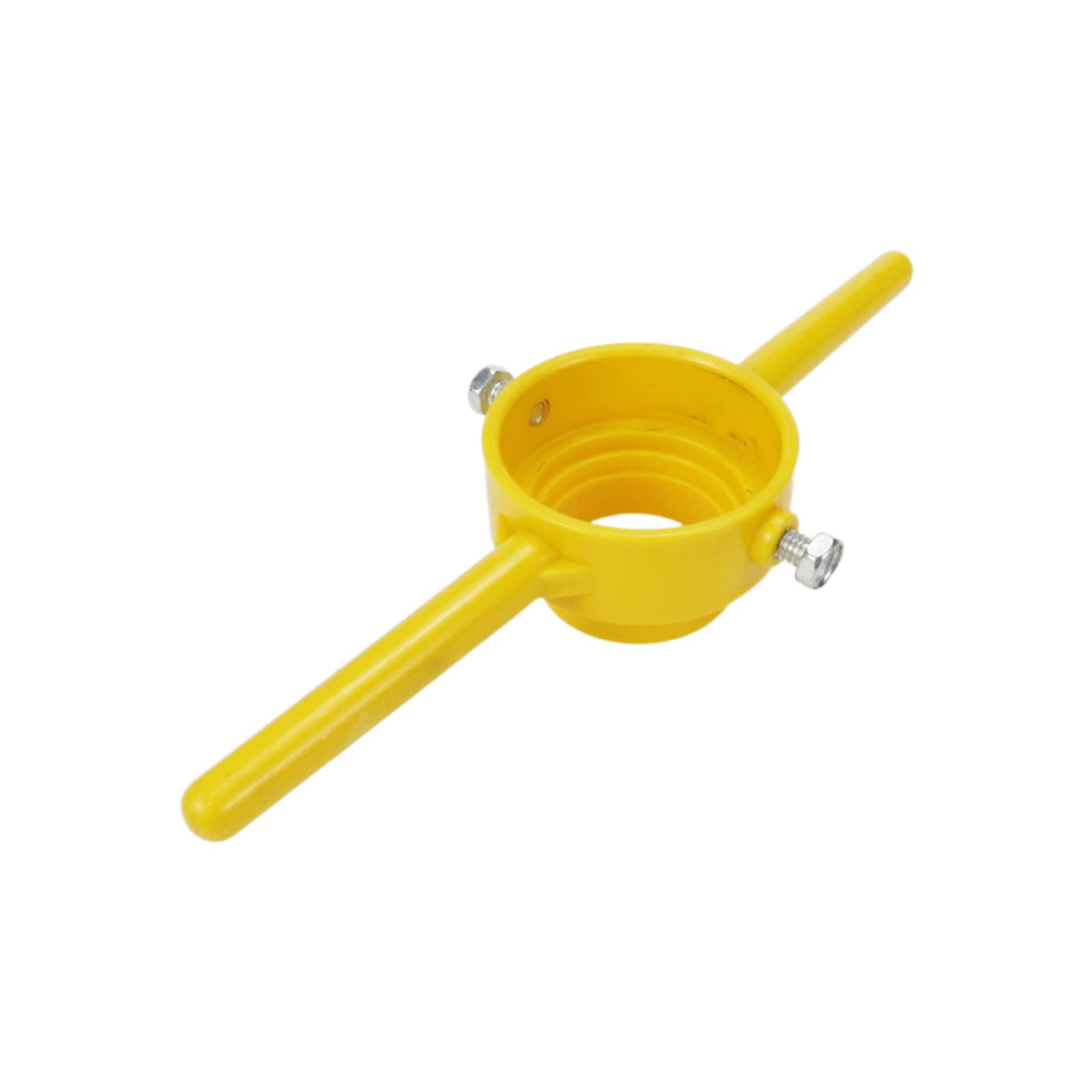 6 Pcs PVC Pipe Threader Tool Kit - Round Pipe Die Set with 3 Dies (1/2