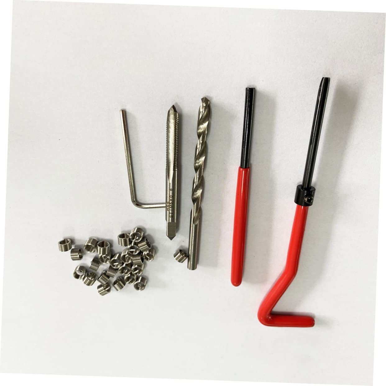 30-Piece Thread Repair Tool Set - High-Quality Alloy Car Repair Kit for Damaged Bolts & Nuts | Perfect for Automotive, Motorcycle & DIY Home Repairs