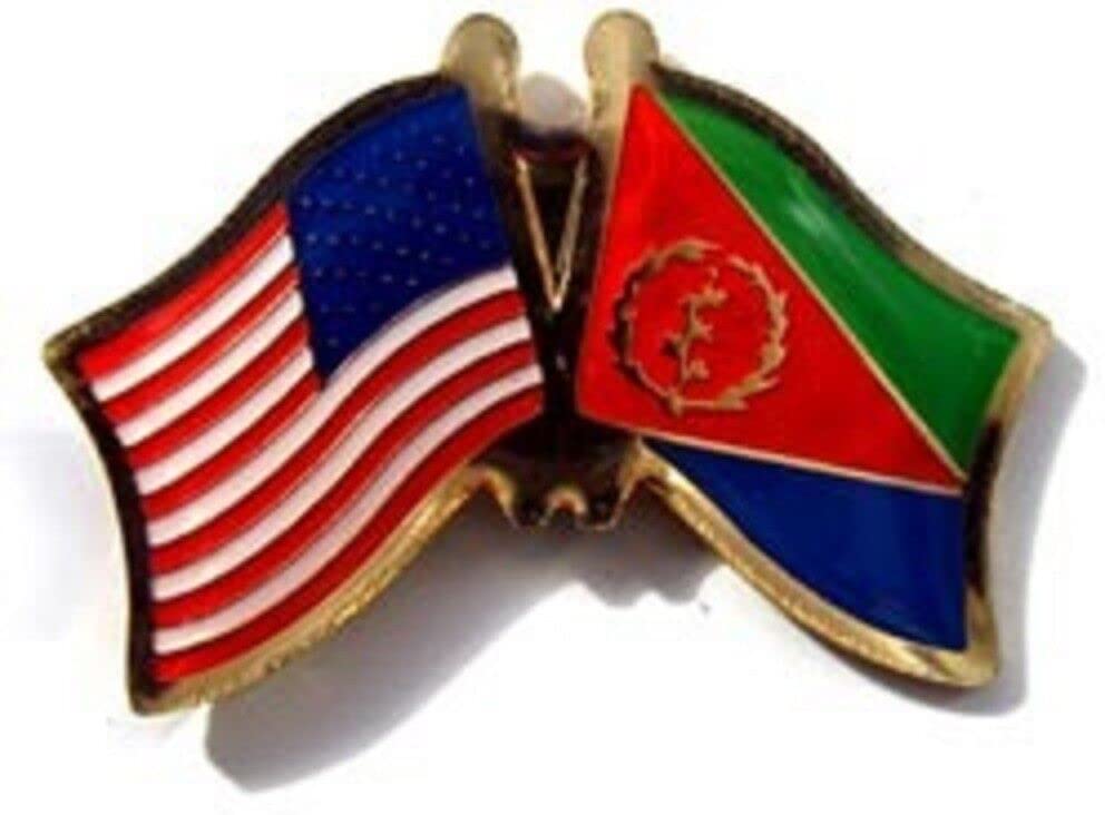 Wholesale Pack of 24 USA American Eritrea Friendship Flags - PIÑATAS OLE Banners, Signs, Hat & Lapel Pins for Parties, Events & Patriotic Decorations