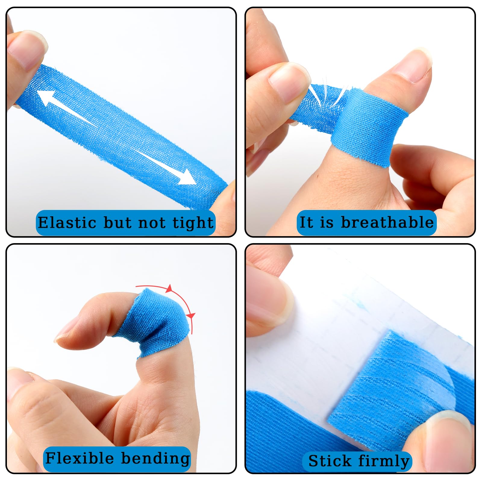 120-Piece Blue Bowling Thumb Tape - Durable Elastic Finger Protector for Bowlers | Performance Sports Tape for Enhanced Grip & Comfort | Perfect for League Play, Practice & Competitive Tournaments