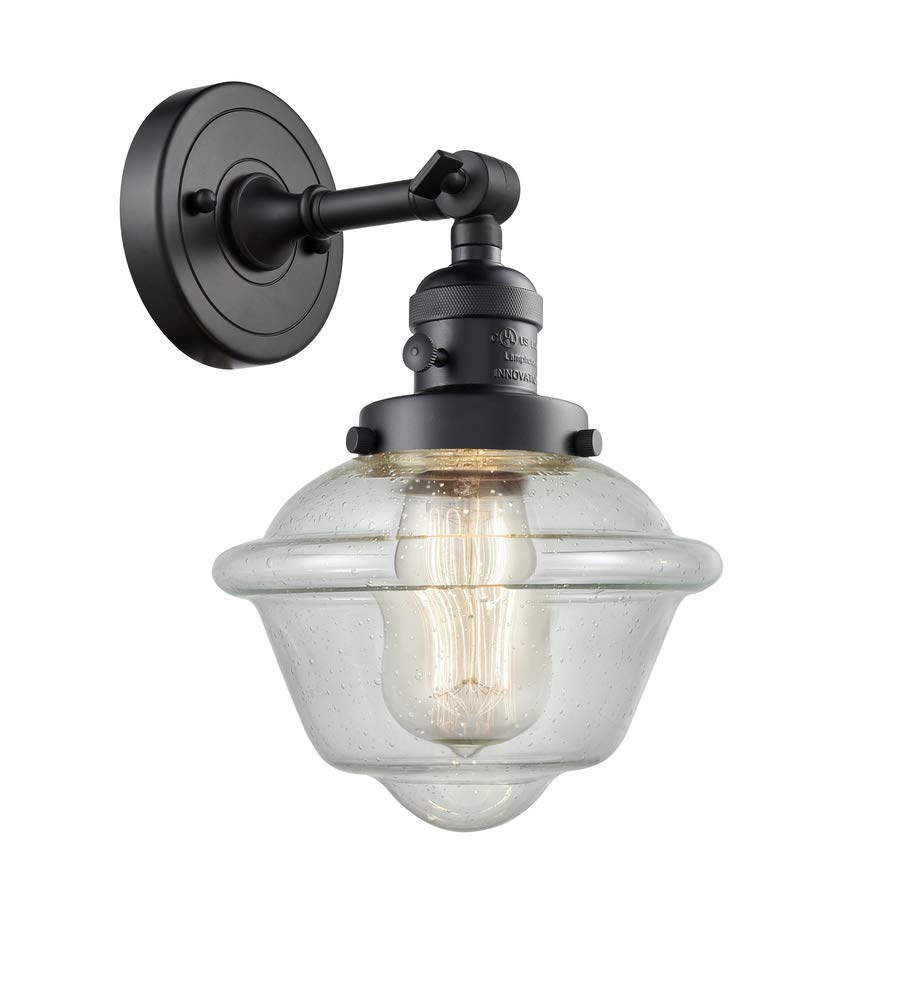203SW-BK-G534-LED Modern LED Wall Sconce Light Fixture - Dimmable Indoor/Outdoor Wall Lighting for Bedroom, Hallway, Porch & Patio Decor
