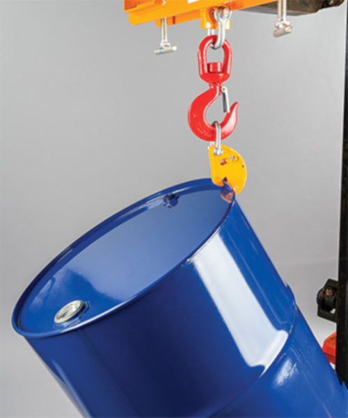 DLCL500 Heavy Duty Drum Clamp Lifter - 2000 lbs Capacity for Industrial Barrel Handling - Perfect for Warehouse, Manufacturing & Chemical Plants