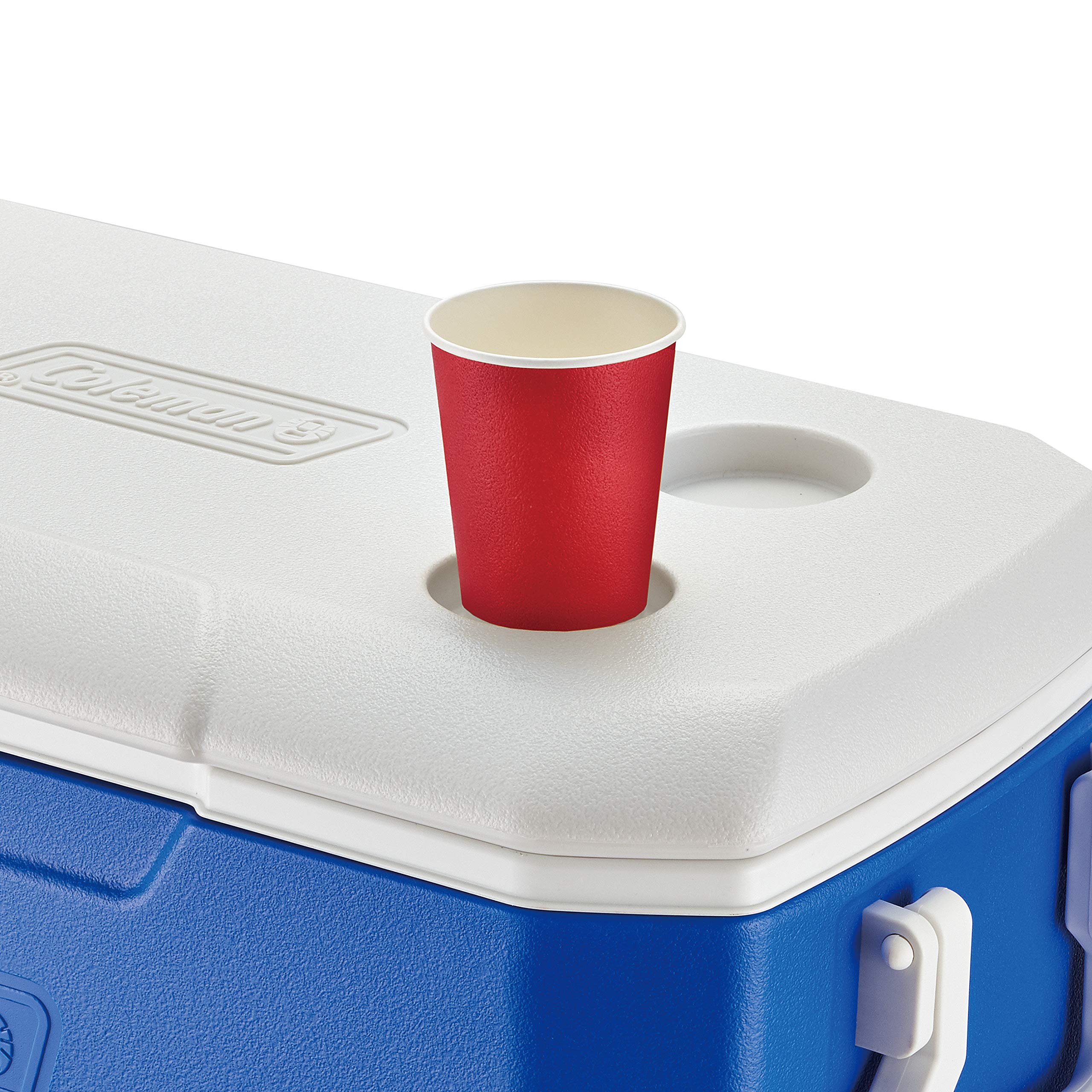Coleman 48QT Poly-Lite Cooler Set with Performance 6 Cooler & 2L Performance Jug - 3 High-Efficiency Passive Coolers for Camping, Picnics, and Outdoor Adventures