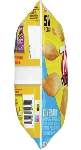Salutem Vita - Totino's Pizza Rolls, Combination, Frozen Snacks, 50 Count (Pack of 4) - Perfect for Parties, Game Nights & Quick Meals