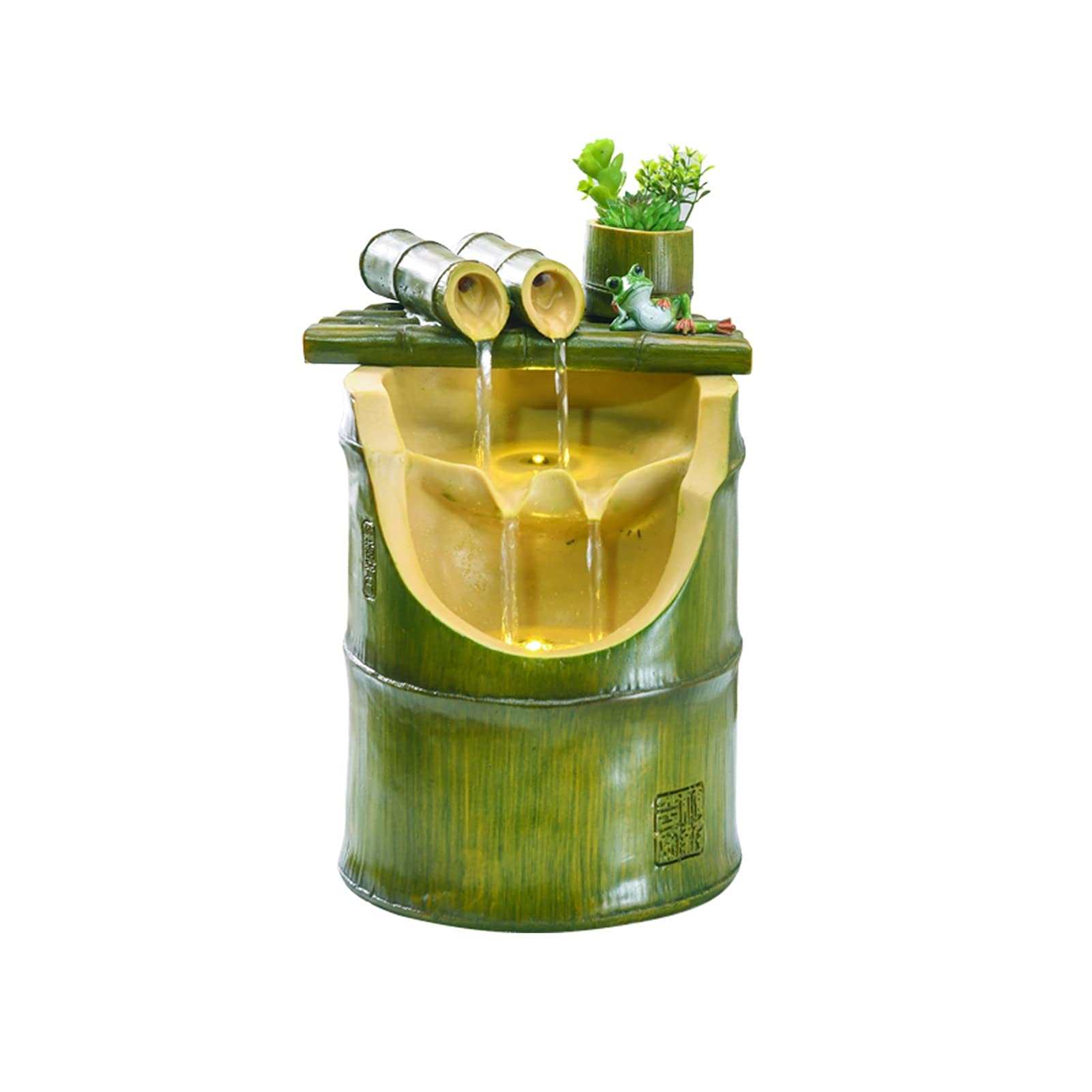 Creative Indoor Water Fountain - Feng Shui Desktop Decor for Office, Living Room & Bedroom | Relaxing Home & Workspace Decoration with Lucky Spinning Wheel