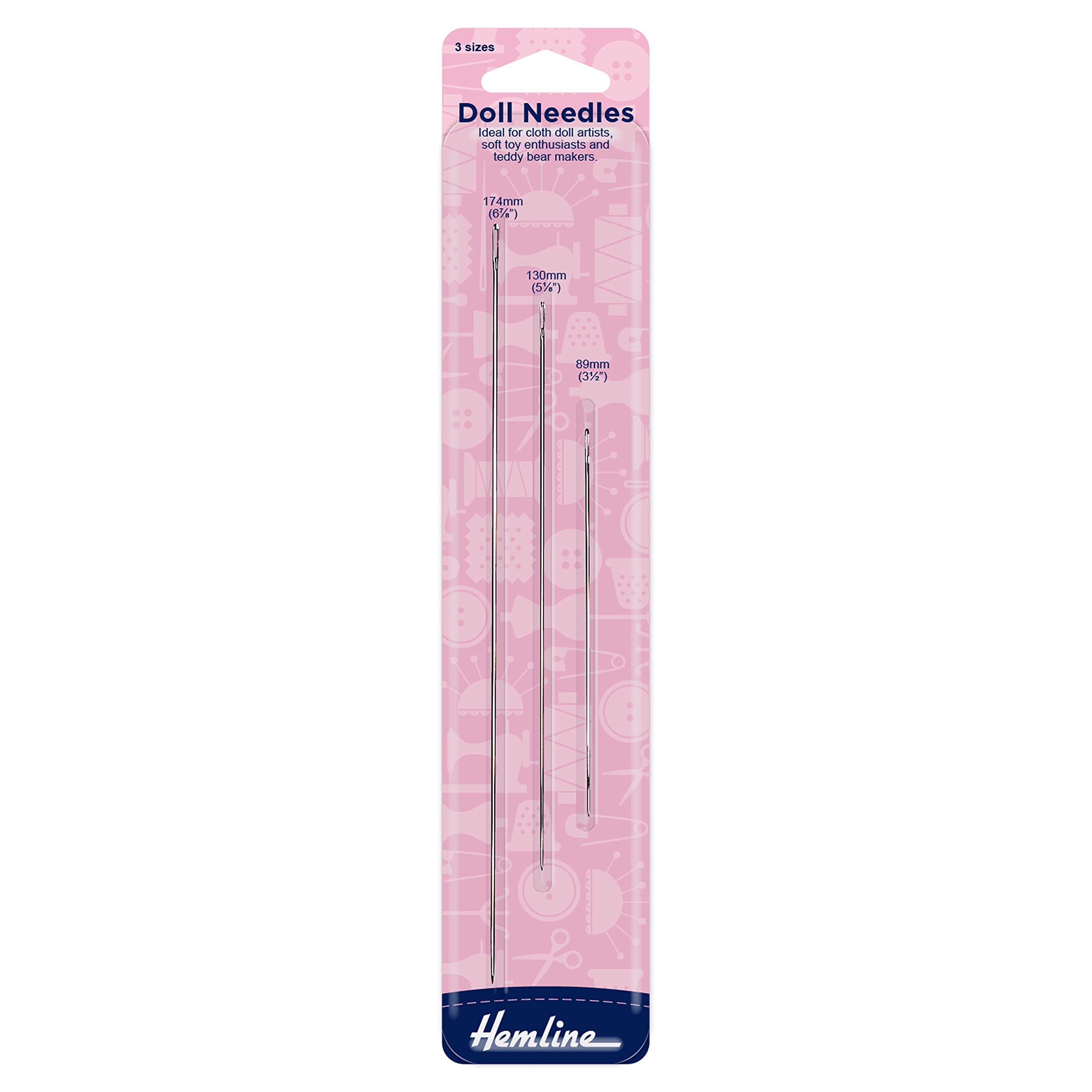 HEMLINE H213 Doll Needles for Sewing & Crafting