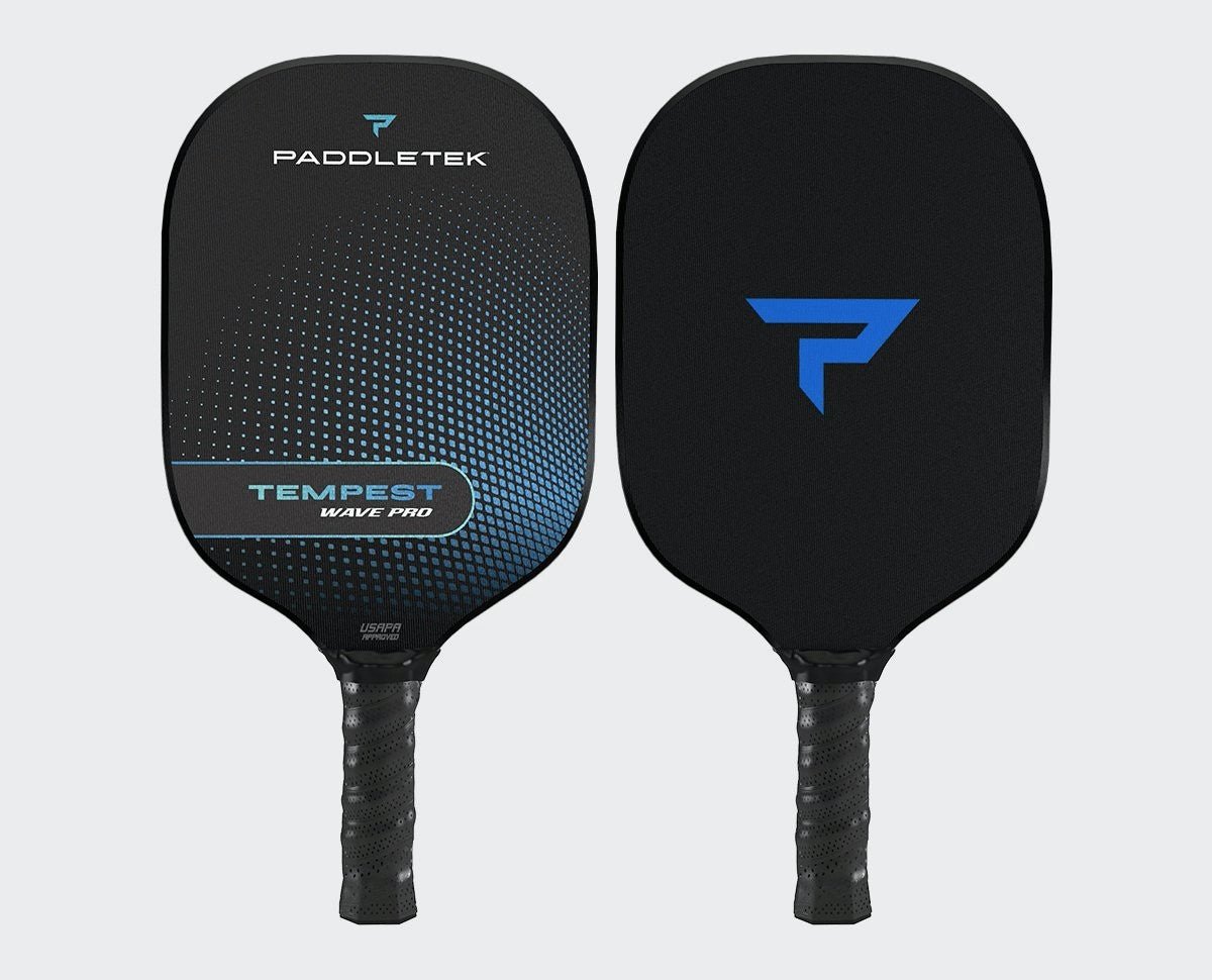**Paddletek Tempest Wave Pro Pickleball Paddle - Premium Carbon Fiber Surface, Lightweight & Durable - Perfect for Competitive Play & Outdoor Games**