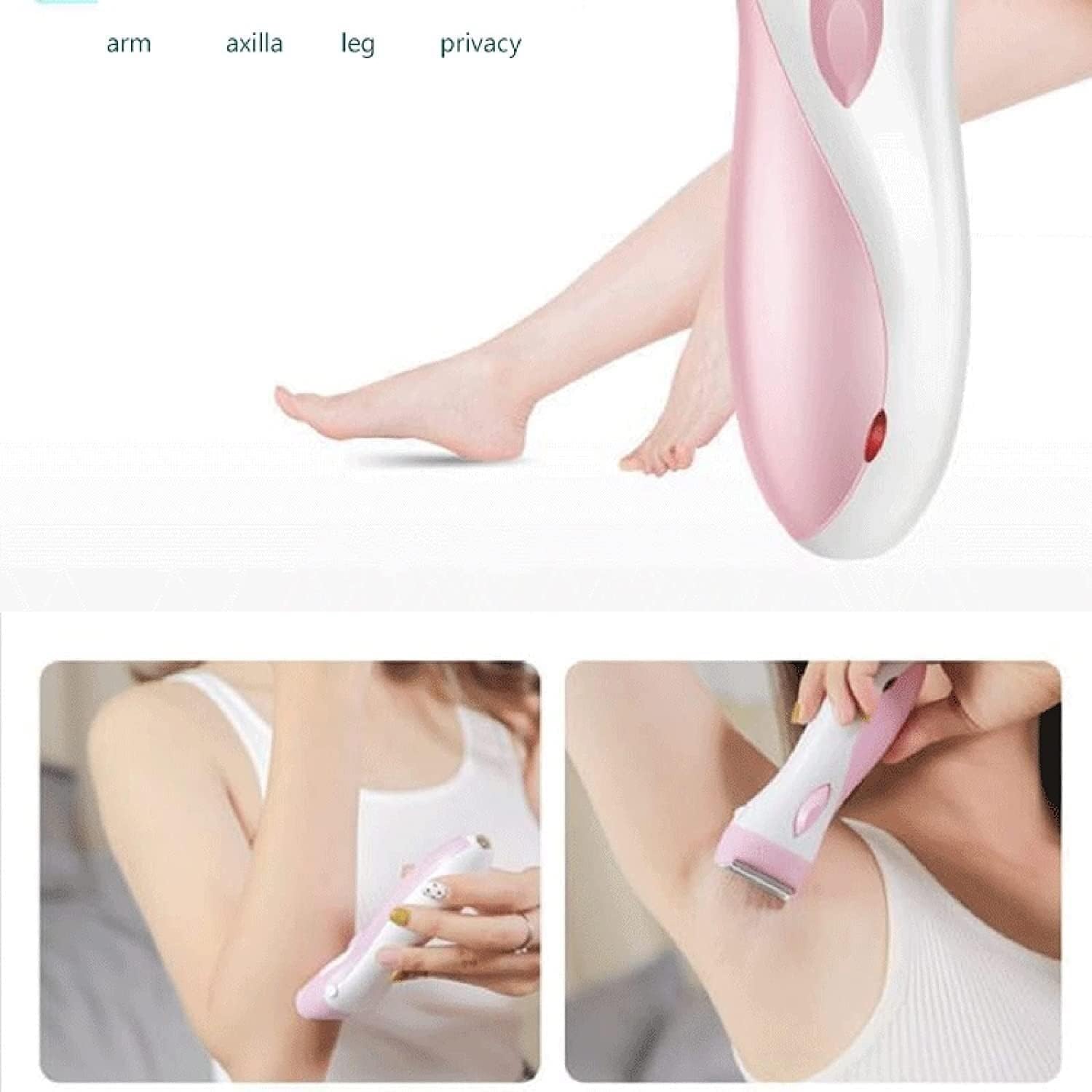 Best Women's Epilator - USB Rechargeable Hair Removal Device with Bikini Trimmer & Electric Razor for Smooth Skin | Painless Hair Removal for Legs, Arms, Underarms | Perfect for Travel, Home Spa & Beach Prep