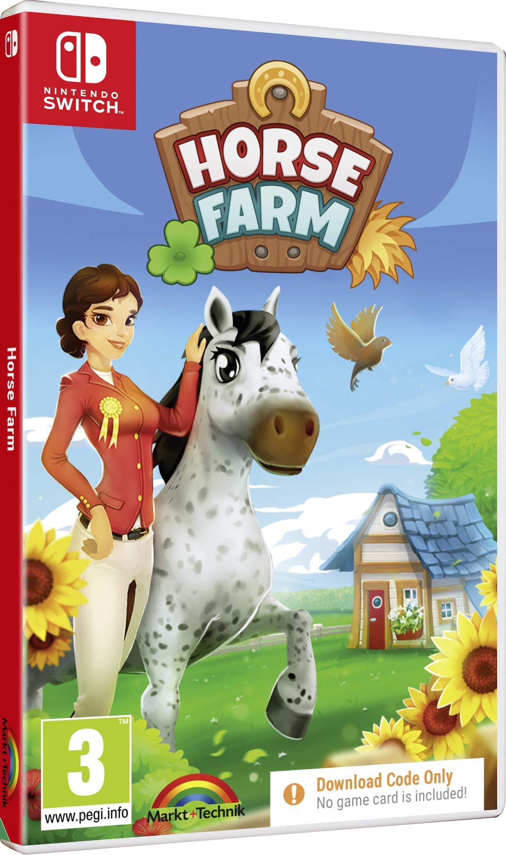 Horse Farm Simulator Game for Nintendo Switch - Virtual Ranch Life & Animal Care - Perfect for Kids, Families & Horse Lovers