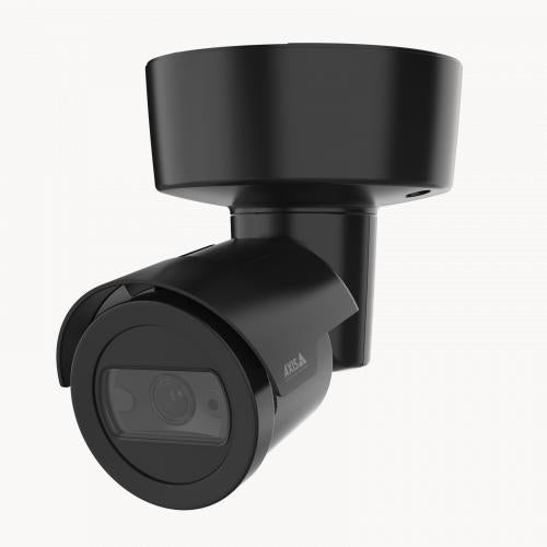 Axis Communications M2035-LE 1080p HD Outdoor Security Camera with Night Vision, 8mm Fixed Lens, IP66 Weatherproof - Ideal for Home & Business Surveillance (Black)