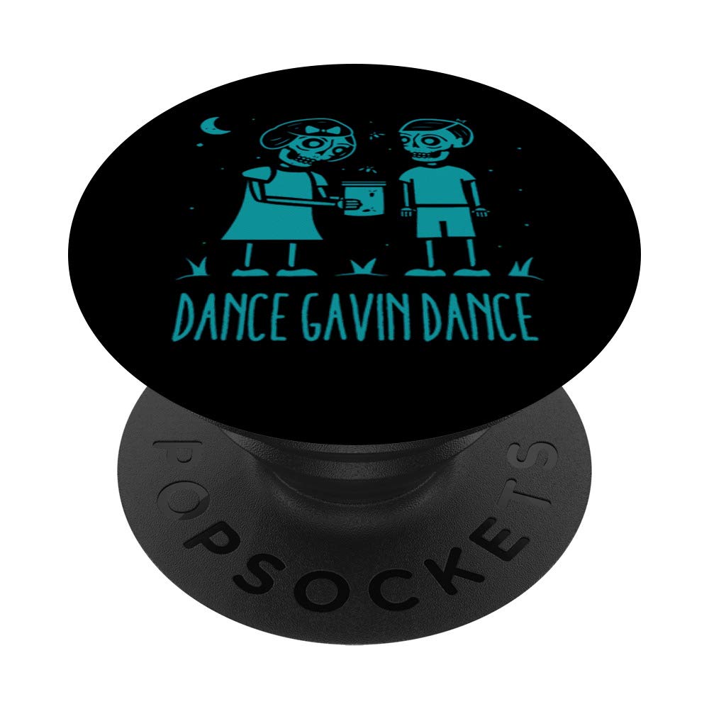 Dance Gavin Dance Graphic Design PopSockets PopGrip - Swappable Phone Grip for iPhone, Samsung & Tablets | Stylish Phone Accessory for Music Fans, Concerts & Everyday Use