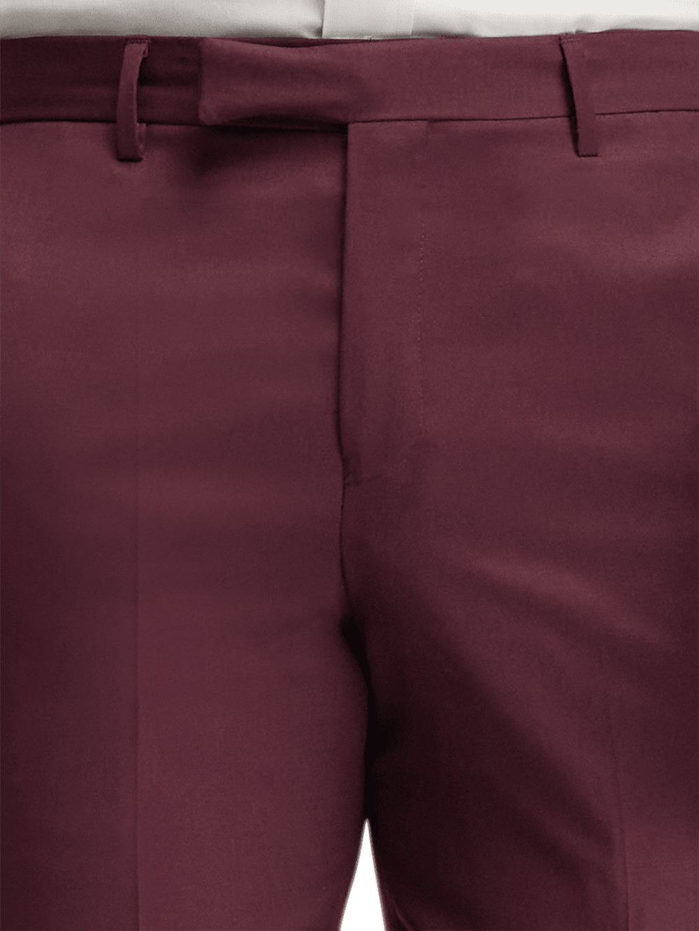 Premium Wool Gabardine Dress Pants for Men - Classic Burgundy Color | Office Wear, Business Attire & Formal Occasions