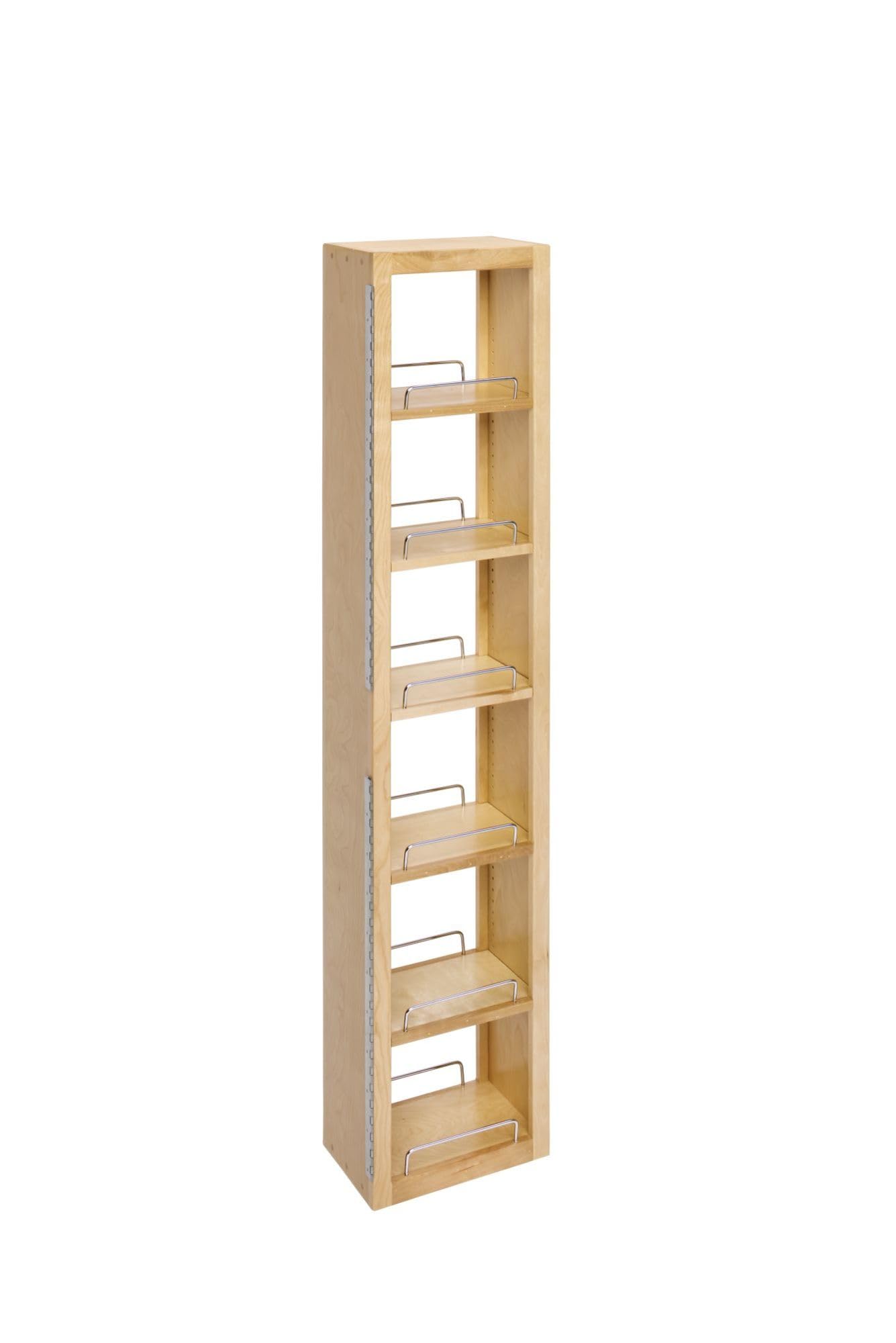 Rev-A-Shelf Wood Base Cabinet Swing Out Organizer - Expandable Kitchen Storage Solution for Spices, Cans & Utensils | Perfect for Pantry, Under Sink & Cabinet Organization