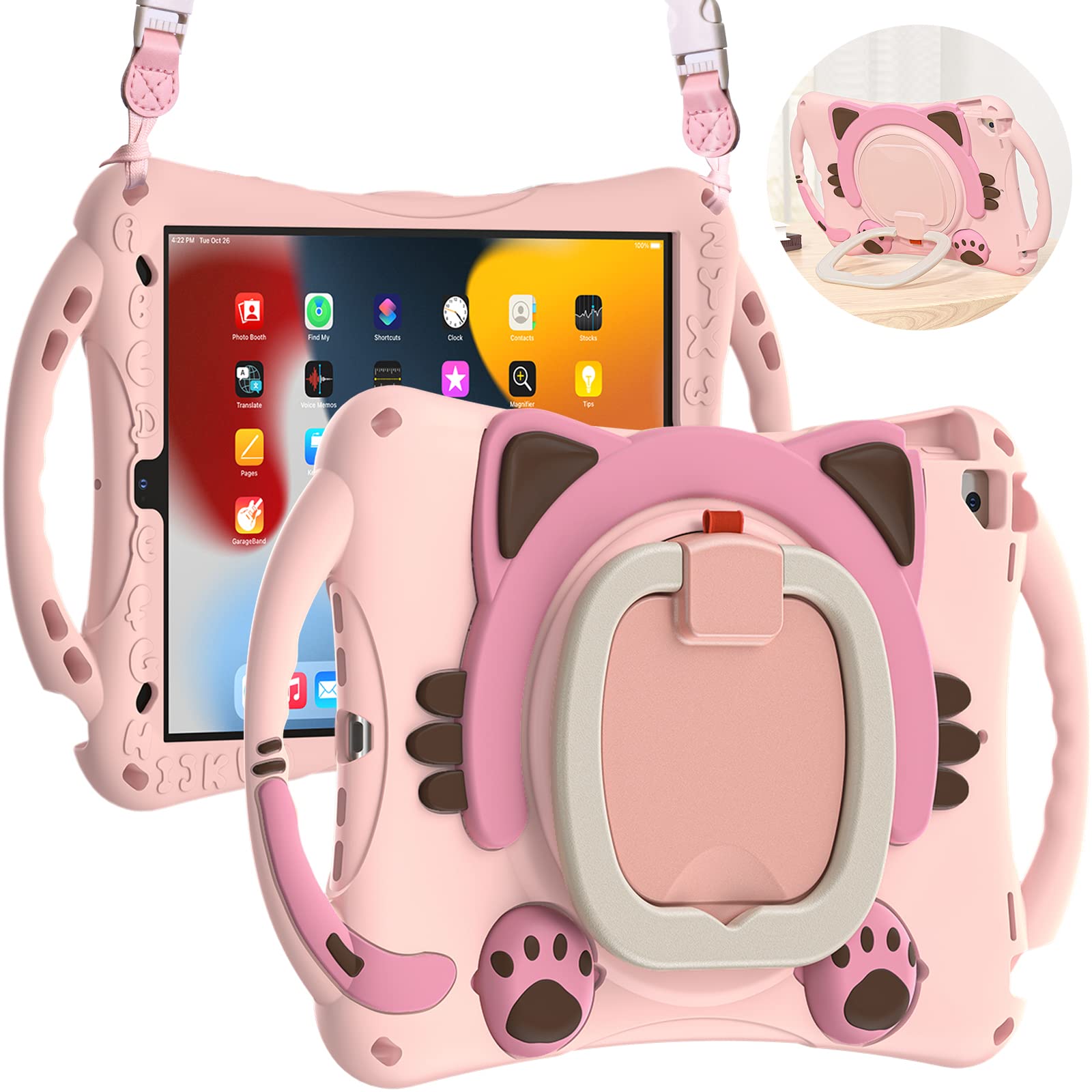 BRAECN iPad Case for 9th/8th/7th Generation 10.2