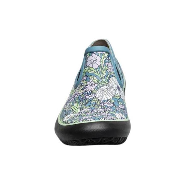 BOGS Women's Slip-On Floral Patch Shoes - Comfortable & Stylish Casual Footwear for Walking, Gardening, and Outdoor Activities