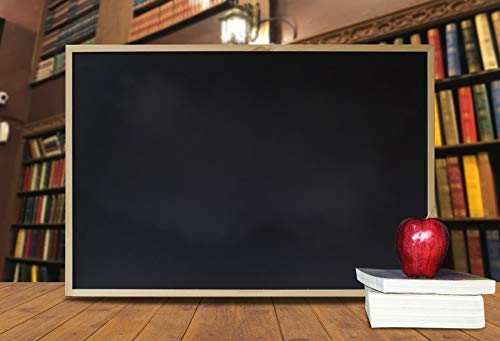 Yeele 7x5ft Back to School Party Backdrop - Library Bookshelf & Blackboard Photography Background for Class of 2020 Graduation, Student Photo Booth, Studio Props | Perfect for School Themed Parties, Classroom Decor, and Graduation Photo Shoots