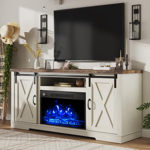 Distressed White & Barnwood