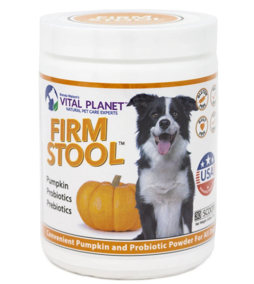 Vital Planet Pet Firm Stool for Dogs - Digestive Health Support & Firm Stool Formula - Perfect for Sensitive Stomachs & Diarrhea Relief - Use Daily for Optimal Pet Health