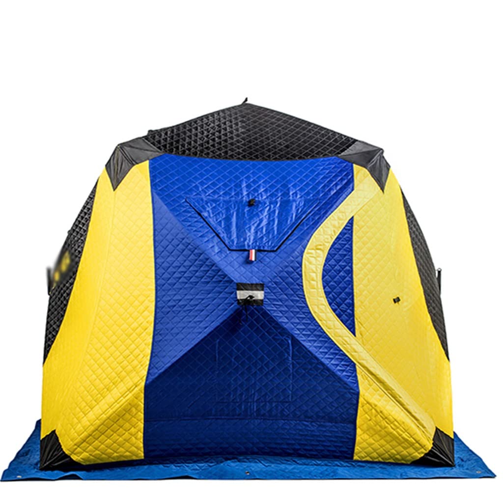 LLSS Insulated Winter Fishing Tent - Thickened Windproof & Cold-Resistant Ice Fishing Shelter for Outdoor Camping & Ice Fishing Adventures