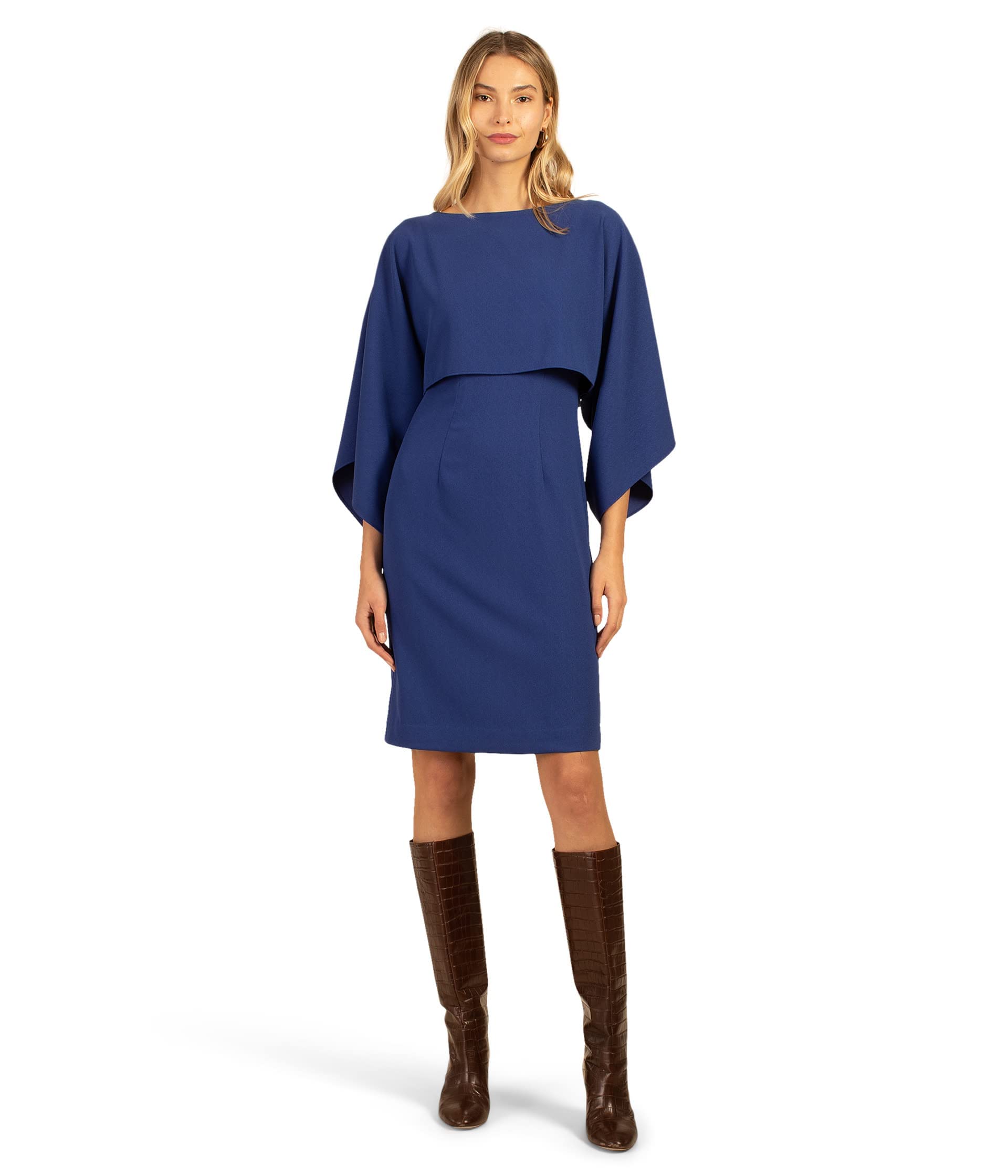 Trina Turk Women's Overlay Sheath Dress - Slim Fit Cocktail Party Dress for Women, Elegant Formal Evening Gown for Weddings & Special Occasions