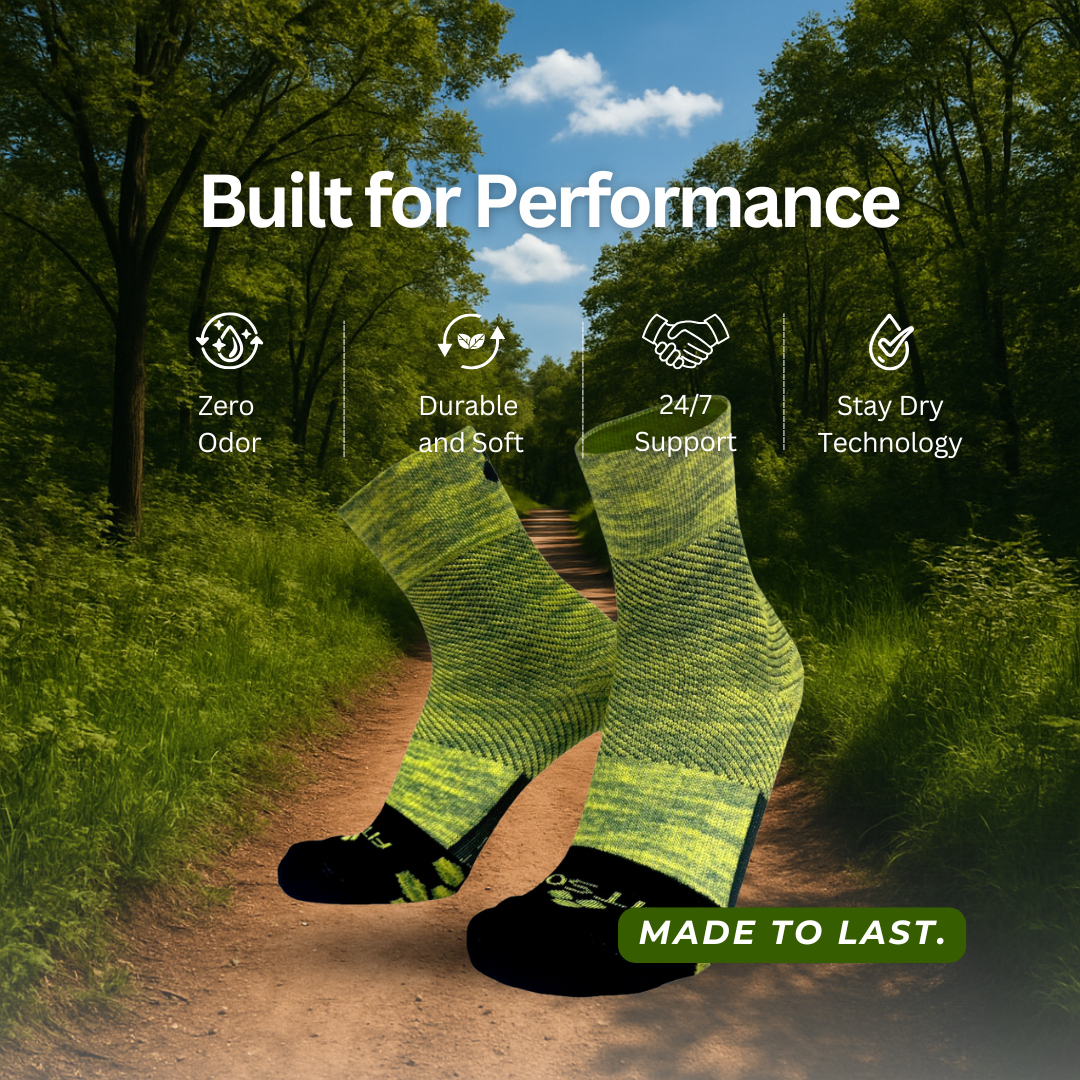 Pro Trainer Heather Yellow 3-Pack - High-Performance Athletic Socks for Running, Gym & Sports