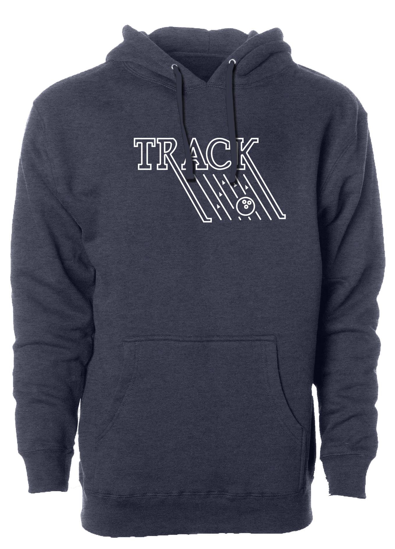 Vintage Track Bowling Hoodie - Retro Style Pullover Sweatshirt for Men & Women - Perfect for Bowling Leagues, Casual Wear, and Street Fashion