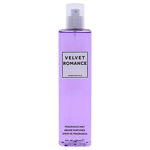 Velvet Romance by Aeropostale - Women's 8 oz Fragrance Mist Body Spray | Floral & Fruity Scent for Everyday Wear, Date Nights & Special Occasions