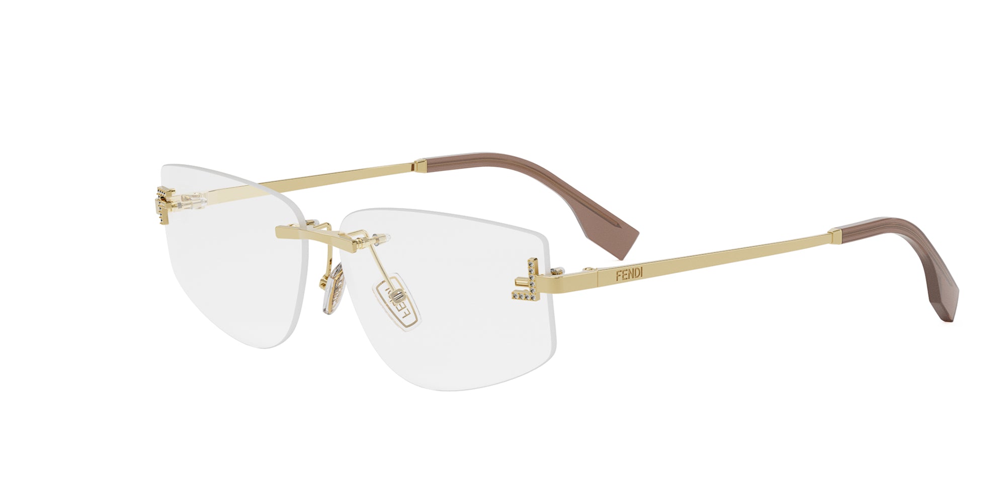 Fendi First Crystal FE5116US Women's Luxury Sunglasses - UV Protection, Stylish Design for Fashion & Outdoor Activities