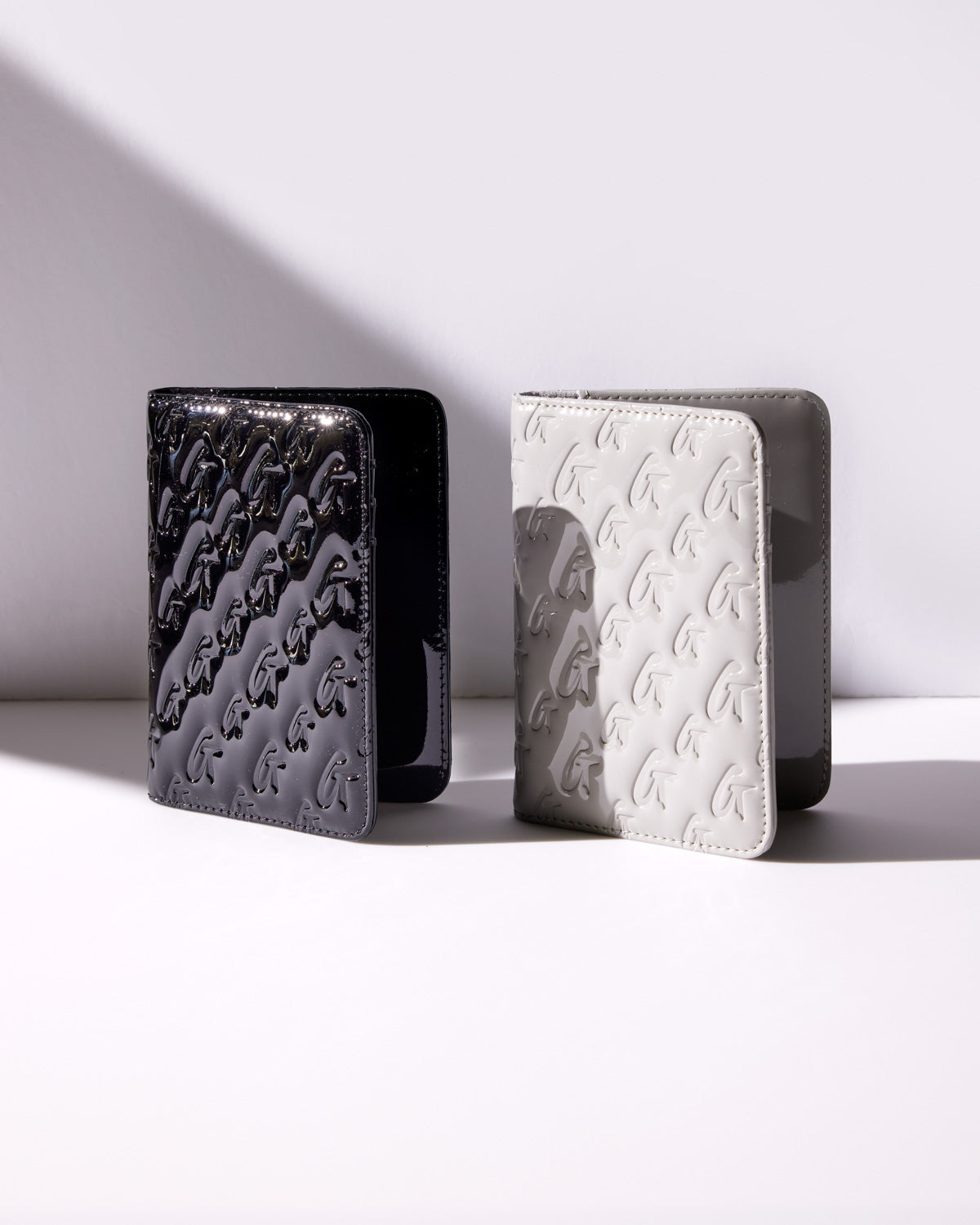 Monogram Passport Holder in Mirror Gray - Stylish & Durable Travel Accessory for Business Trips & Vacations