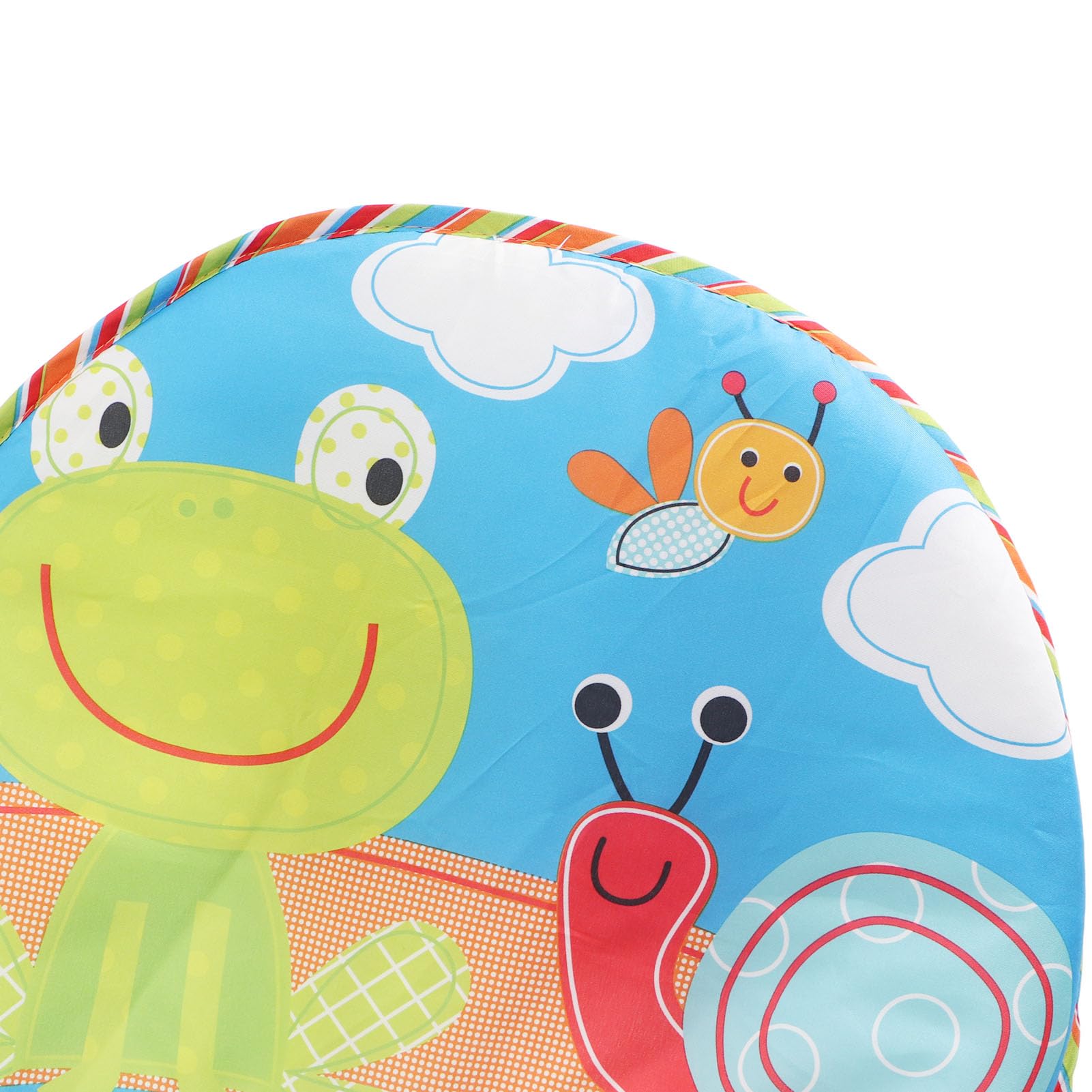 **Ergonomic Baby Rocking Chair - Adjustable Infant Seat with Music & Vibration, Cute Cartoon Animal Design for Boys & Girls | Perfect for Nursery, Playtime & Soothing**