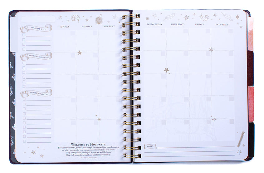 Harry Potter: Hogwarts Teacher's 12-Month Undated Planner - Perfect for Classroom Organization, Lesson Planning & Wizarding World Fans