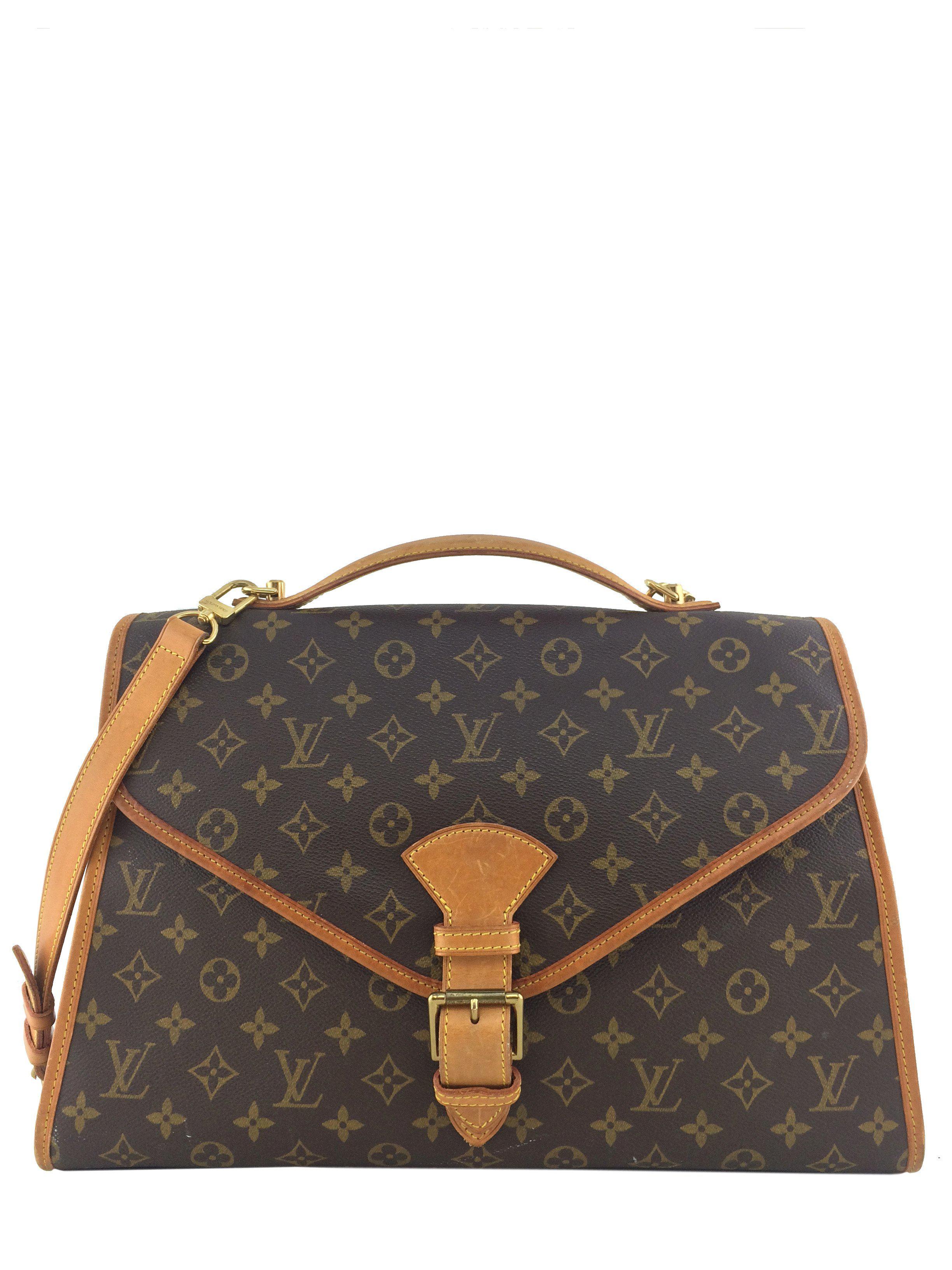 Authentic Louis Vuitton Monogram Canvas Beverly GM Briefcase Bag for Women & Men - Luxury Leather Handbag for Business, Travel & Office Use