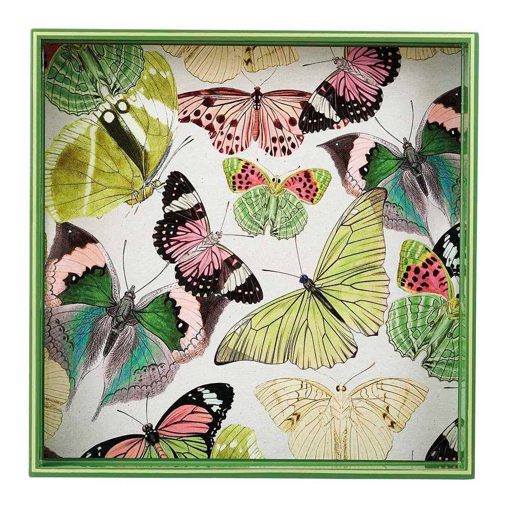 15 Square Butterfly Tray - Perfect for Home Decor, Party Favors & DIY Craft Projects