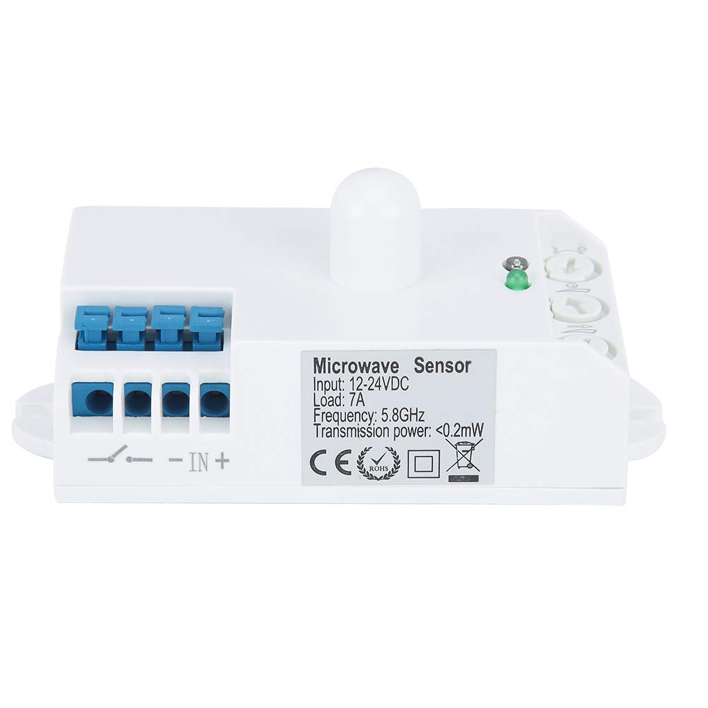 Smart Microwave Radar Motion Sensor Switch - Human Body Detection Light Switch for Home, Family & Hotel Use - Ideal for Hallways, Bathrooms & Closets
