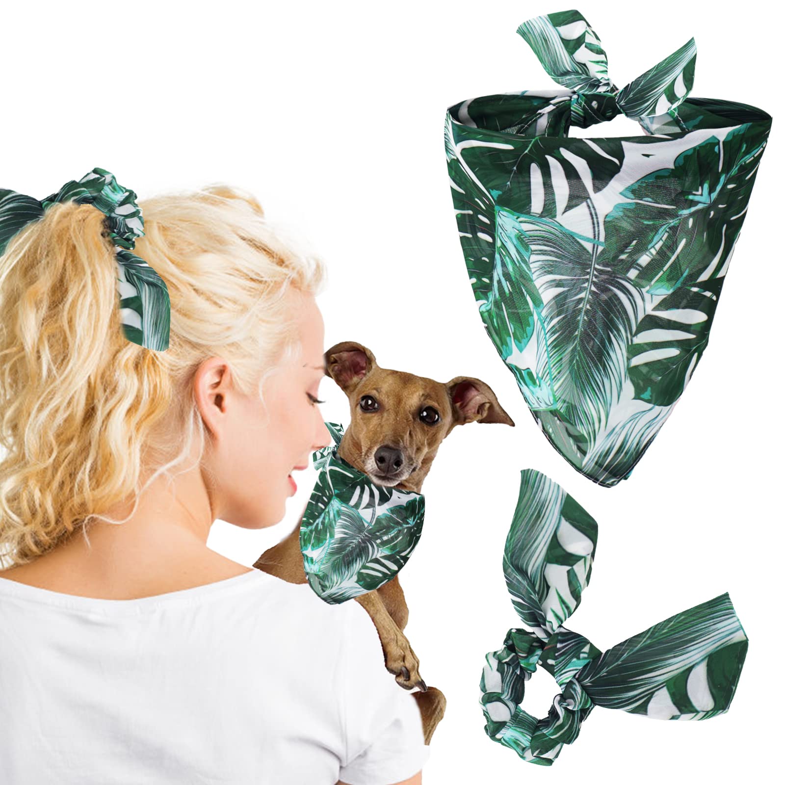 Premium Dog Bandanas & Scrunchie Set - Durable Pet Scarves for Small, Medium, Large & XL Dogs - Holiday & Everyday Wear for Pet Owners - Perfect for Christmas, Birthdays & Outdoor Adventures