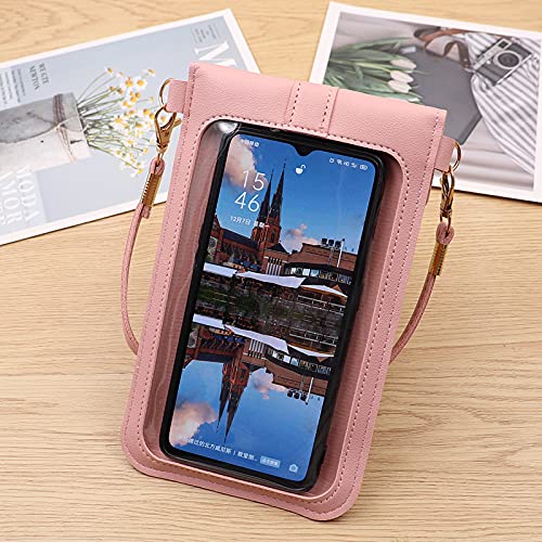 Leather Crossbody Wallet Phone Case for Samsung Galaxy A51 - RFID Blocking Credit Card Holder with Adjustable Strap & Touch Screen Access - Perfect for Women's Everyday Use, Travel & Shopping (Green)