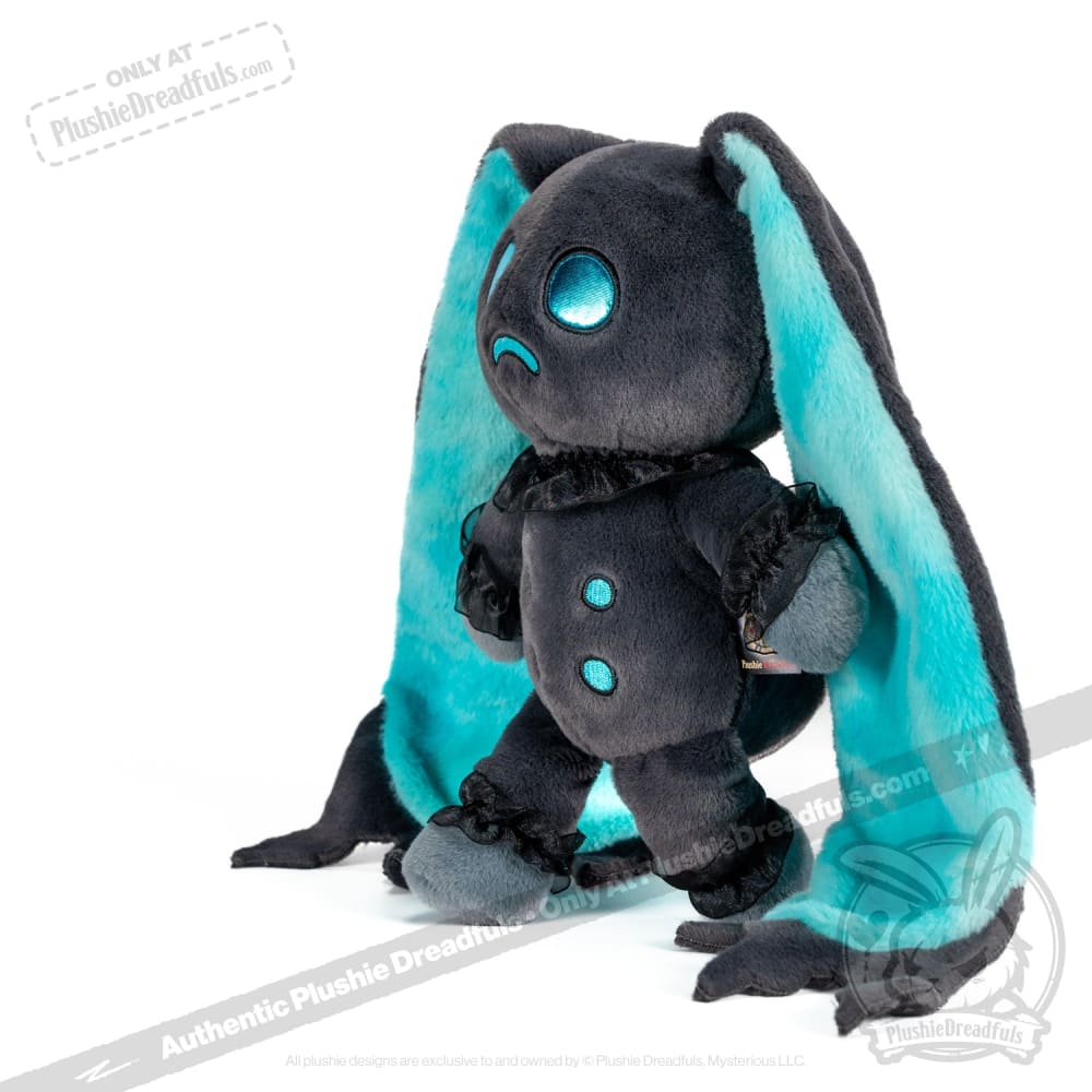 Plushie Dreadfuls Wraith Bunny - Soft Stuffed Animal Toy for Halloween Decor, Gothic Gift & Cute Cuddling