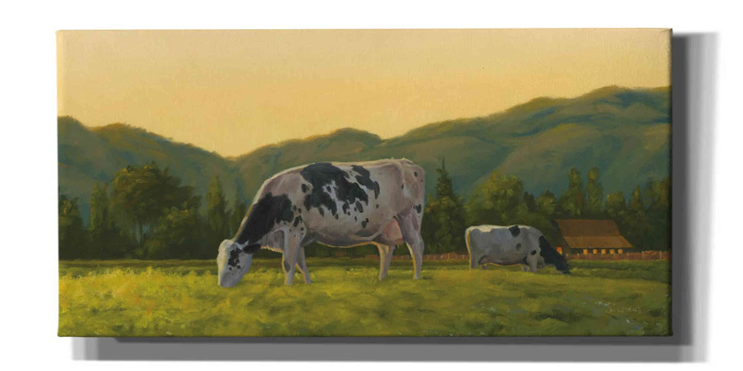 Epic Graffiti 'Farm Life III' by James Wiens - Large 60x30 Inch Canvas Wall Art Painting - Modern Farmhouse Decor for Living Room, Bedroom & Office